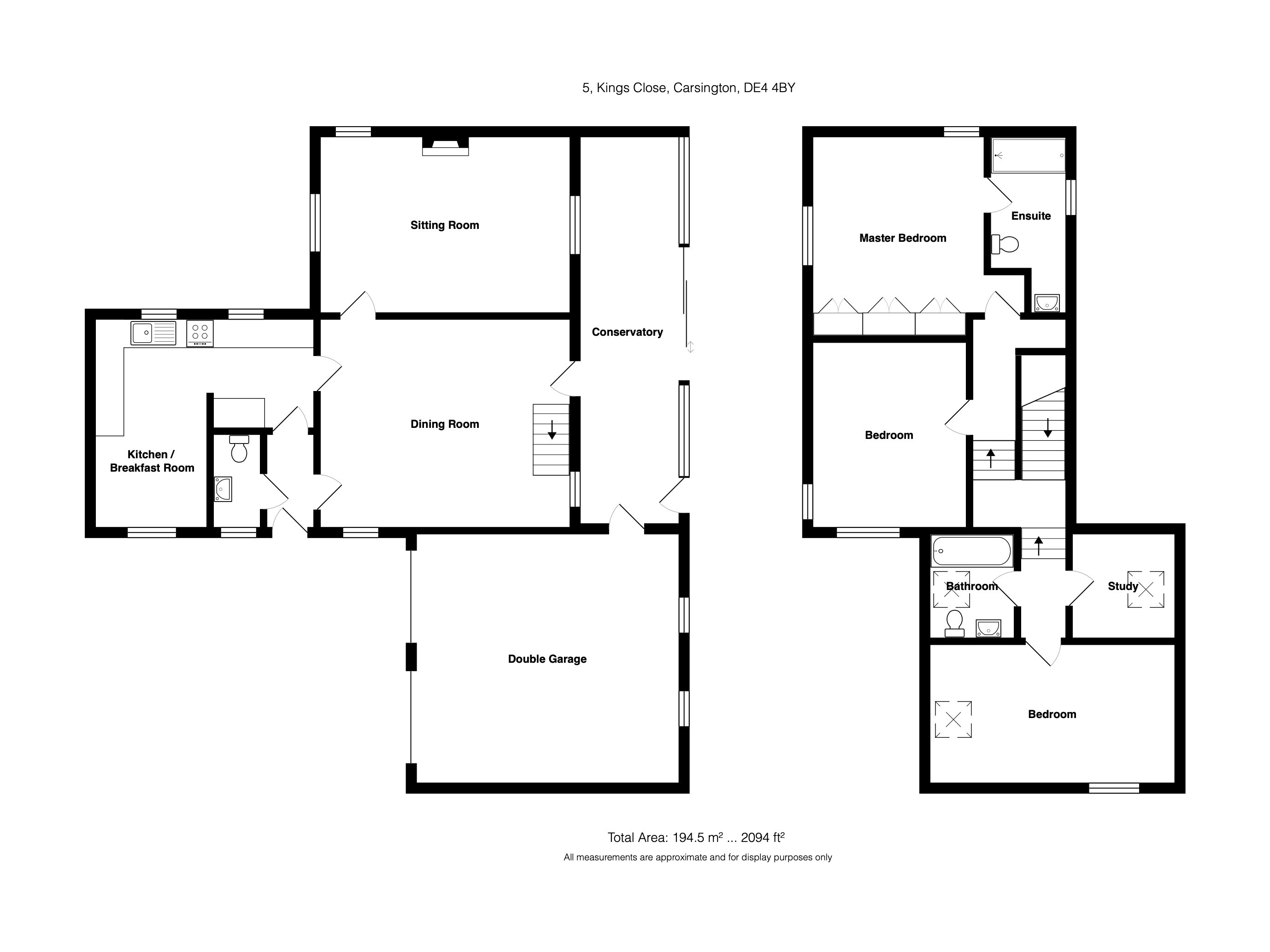 Kings Close, Carsington DE4, 4 bedroom detached house for sale