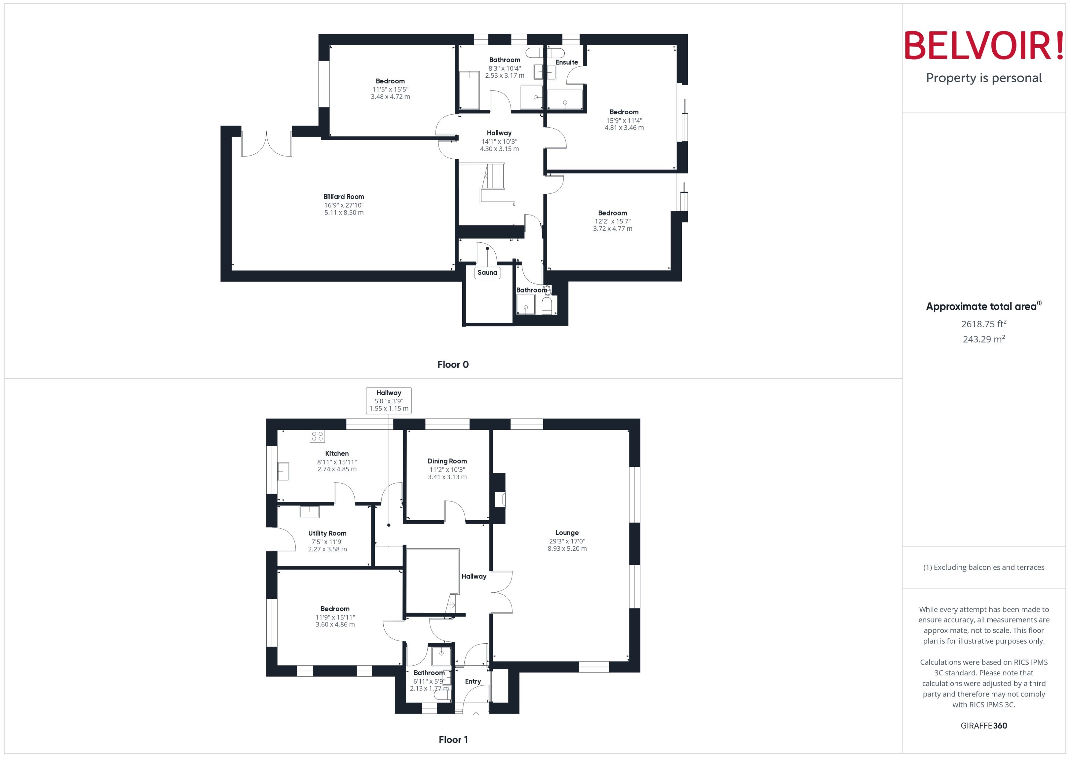 76, Main Street, Billinge floorplan