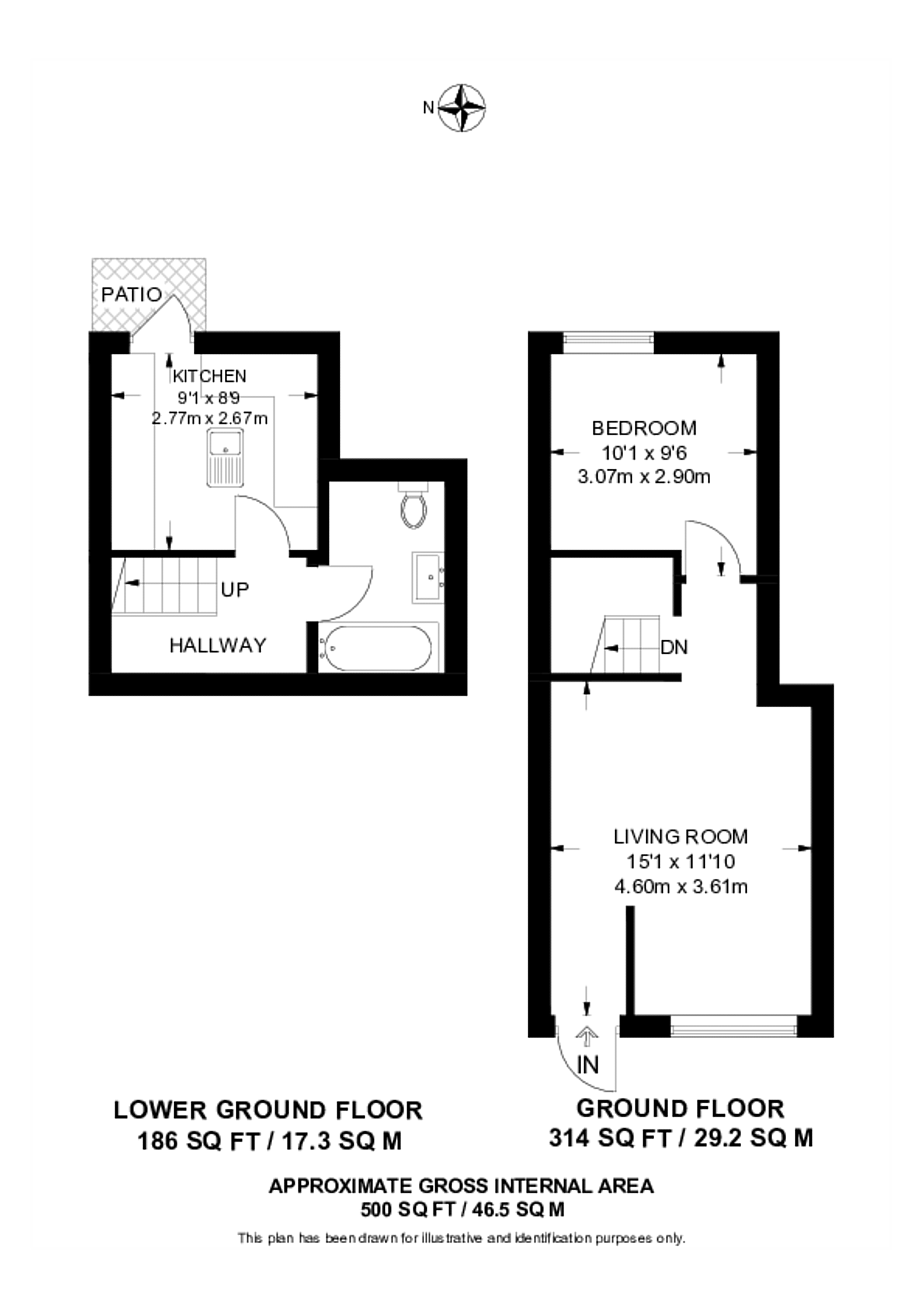 Wightman Road, Harringay floorplan