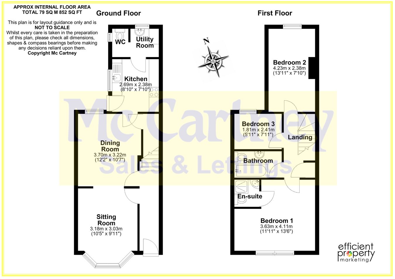 11, Lady Lane, Chelmsford floorplan