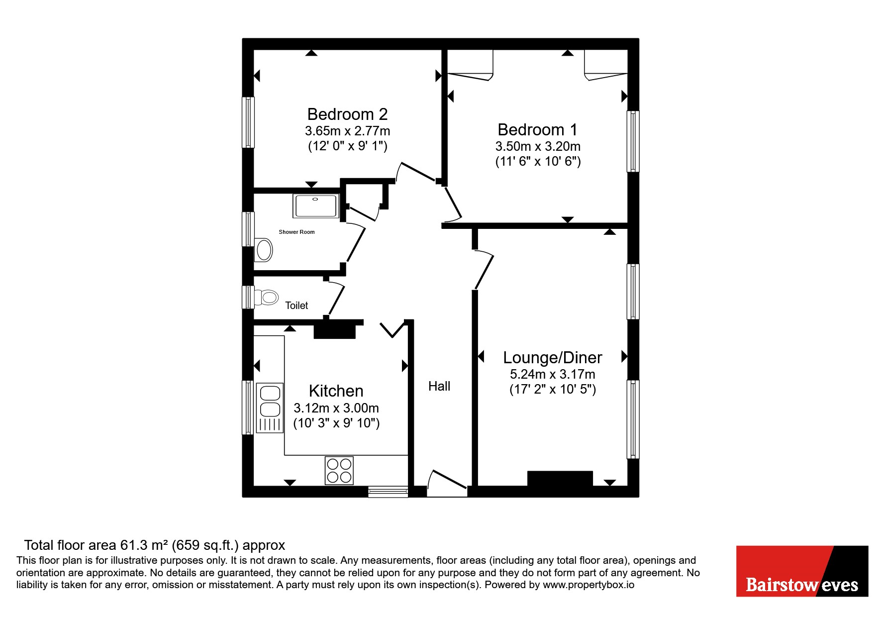 86, Ninehams Road, Surrey floorplan