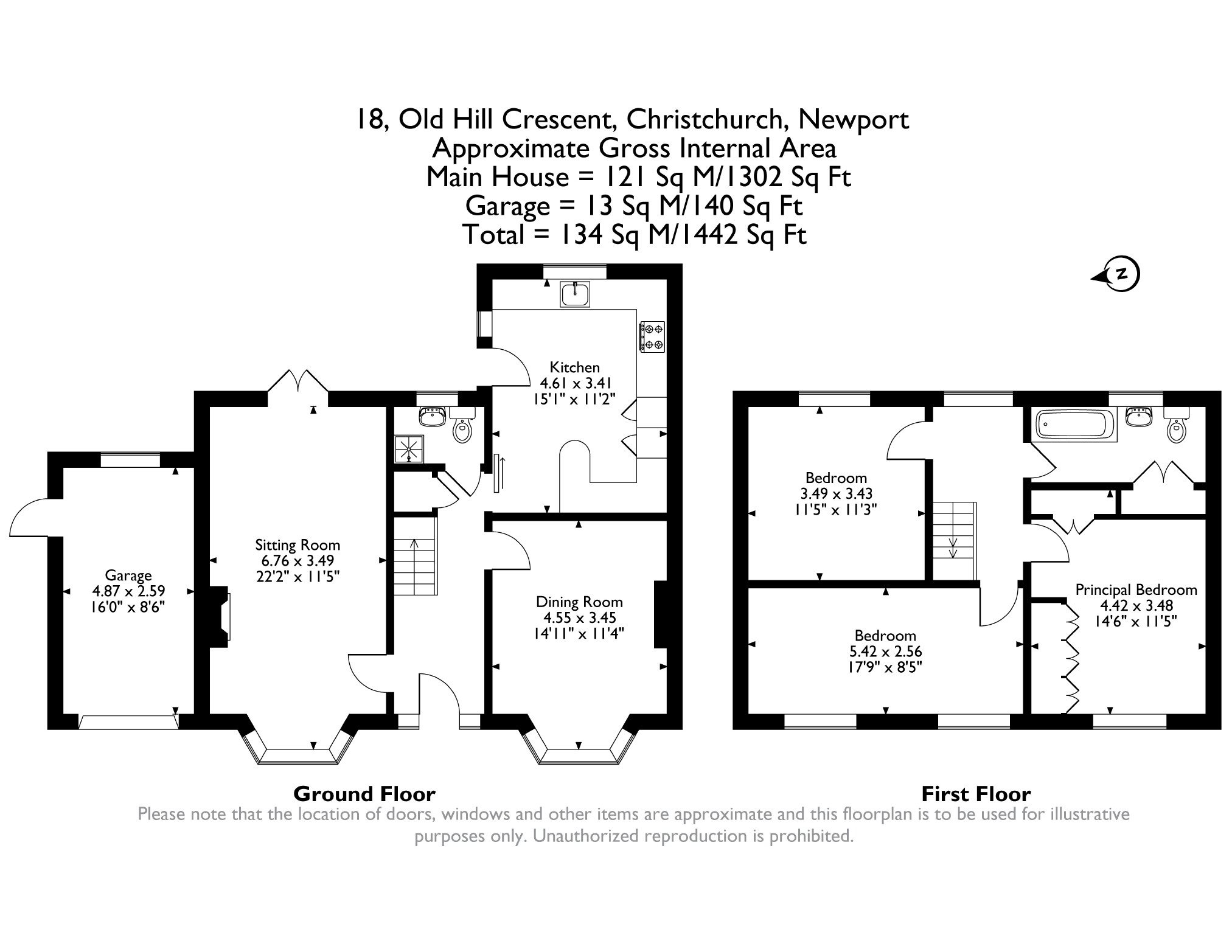 18, Old Hill Crescent, Christchurch floorplan