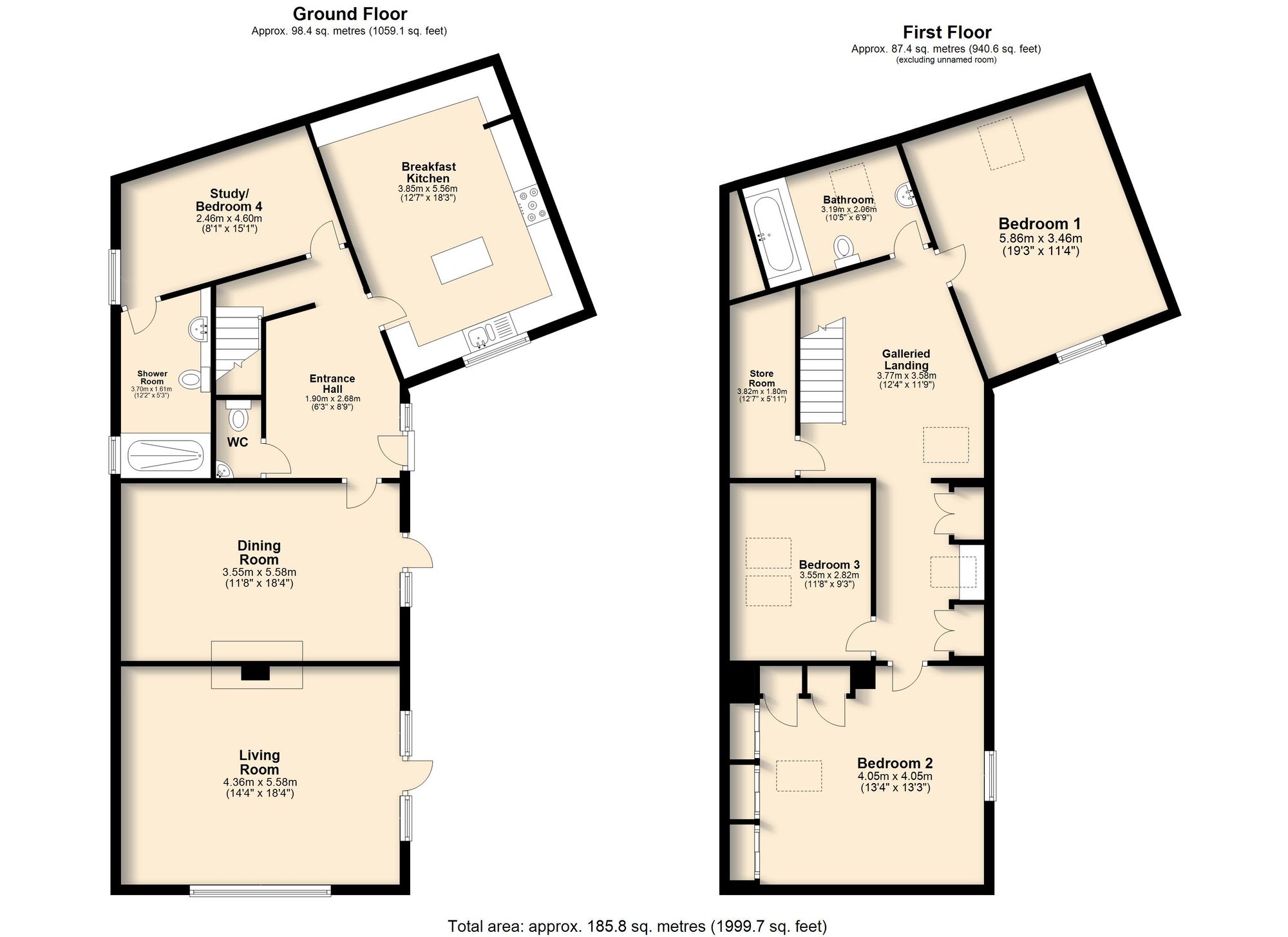 1 Woodall House Farm Dowcarr Lane, Sheffield floorplan