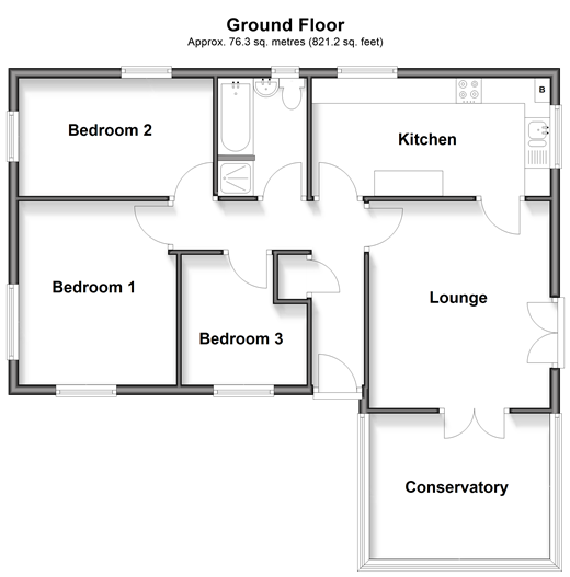 Leicester Gardens Warden Bay, Sheerness floorplan