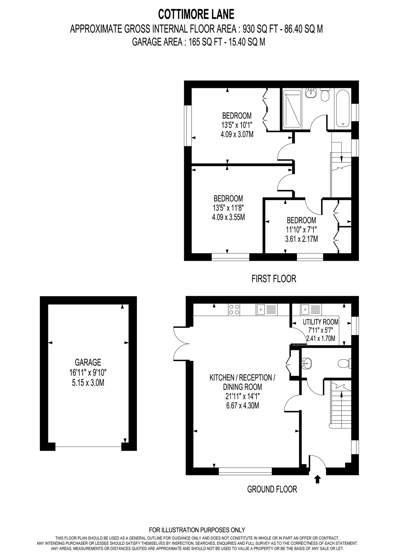 189, Cottimore Lane, Walton-on-Thames floorplan