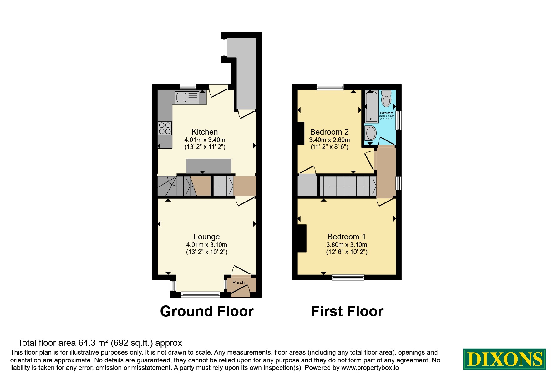 1, Grange Avenue, Birmingham floorplan