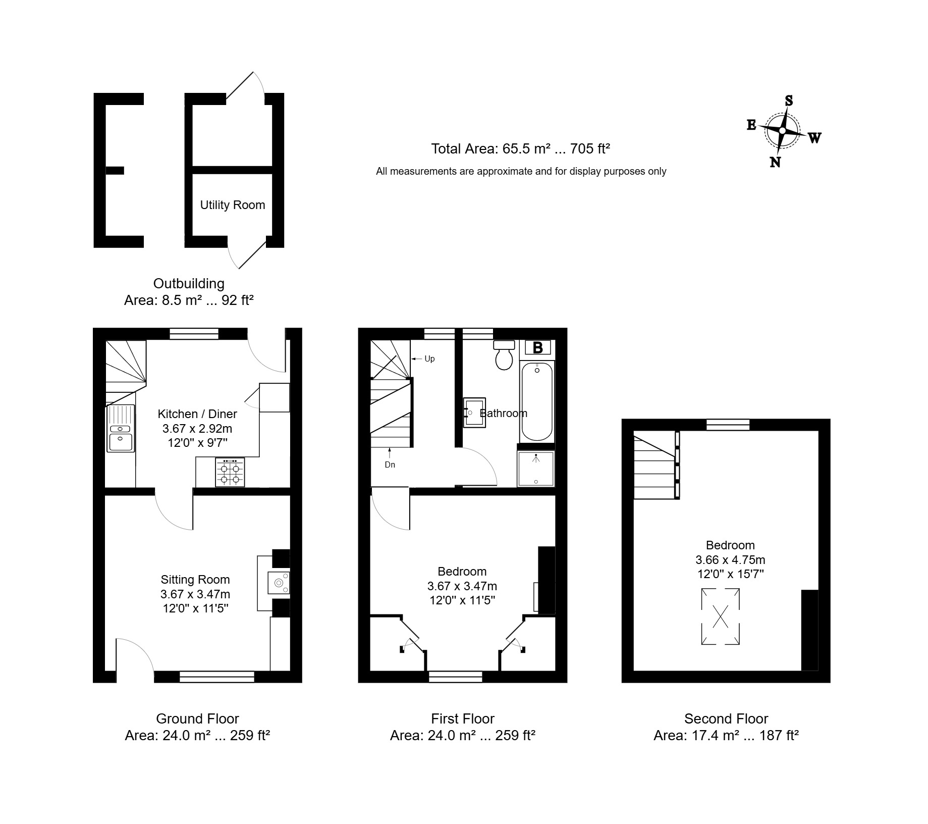 4 Woods Green Cottages, Wadhurst floorplan