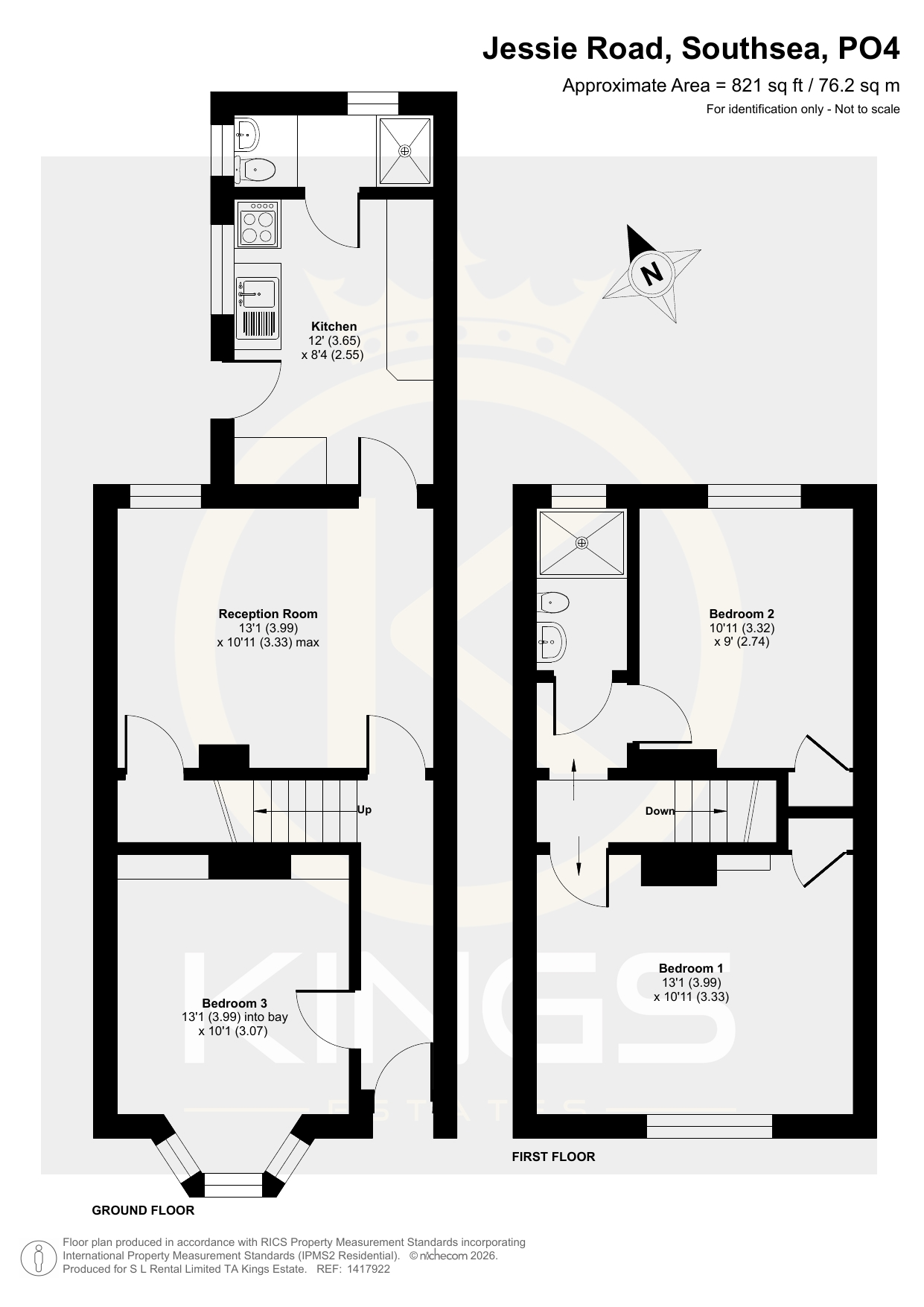 53, Jessie Road, Southsea floorplan