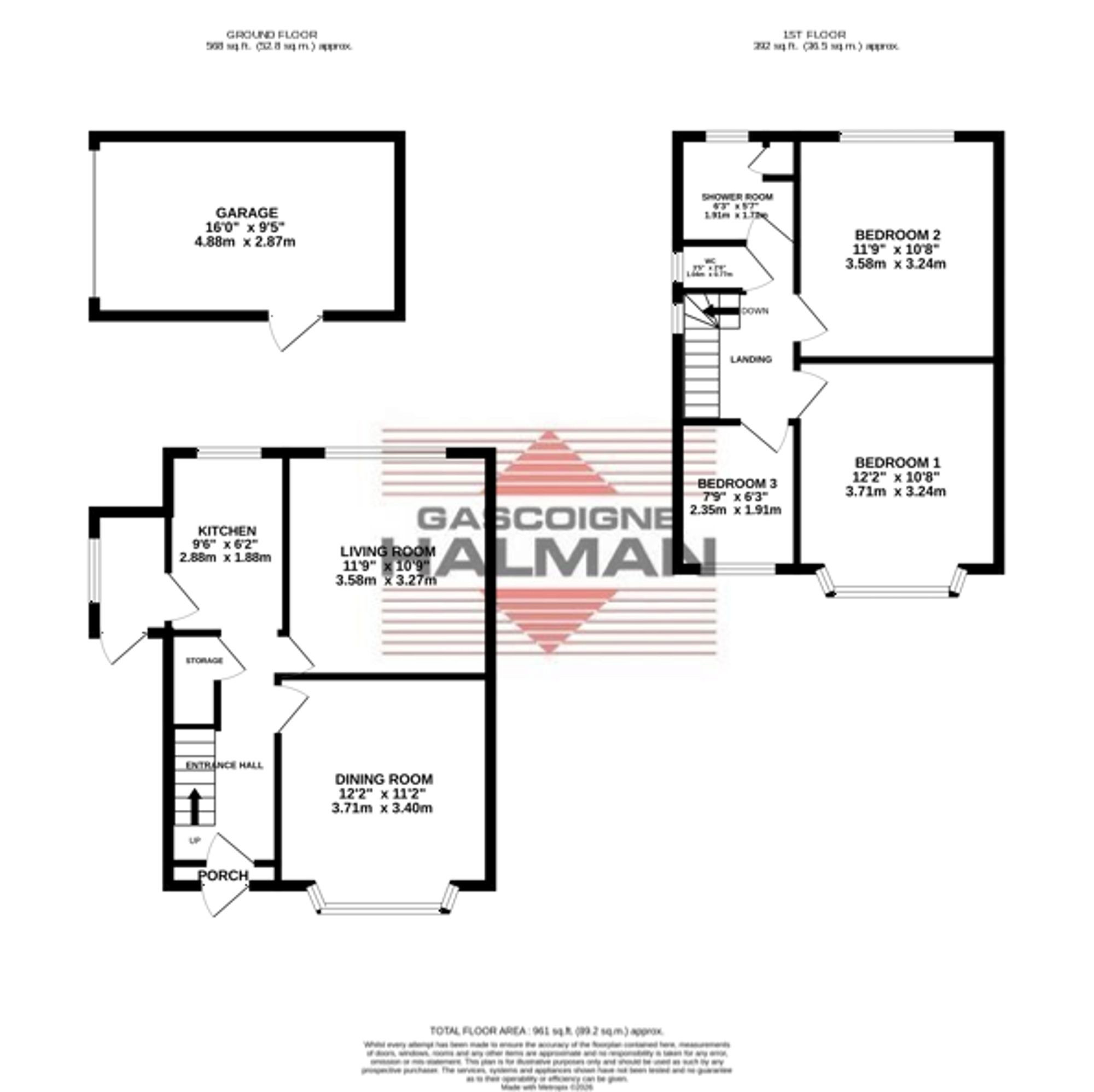 48 Beech Road, Sale floorplan
