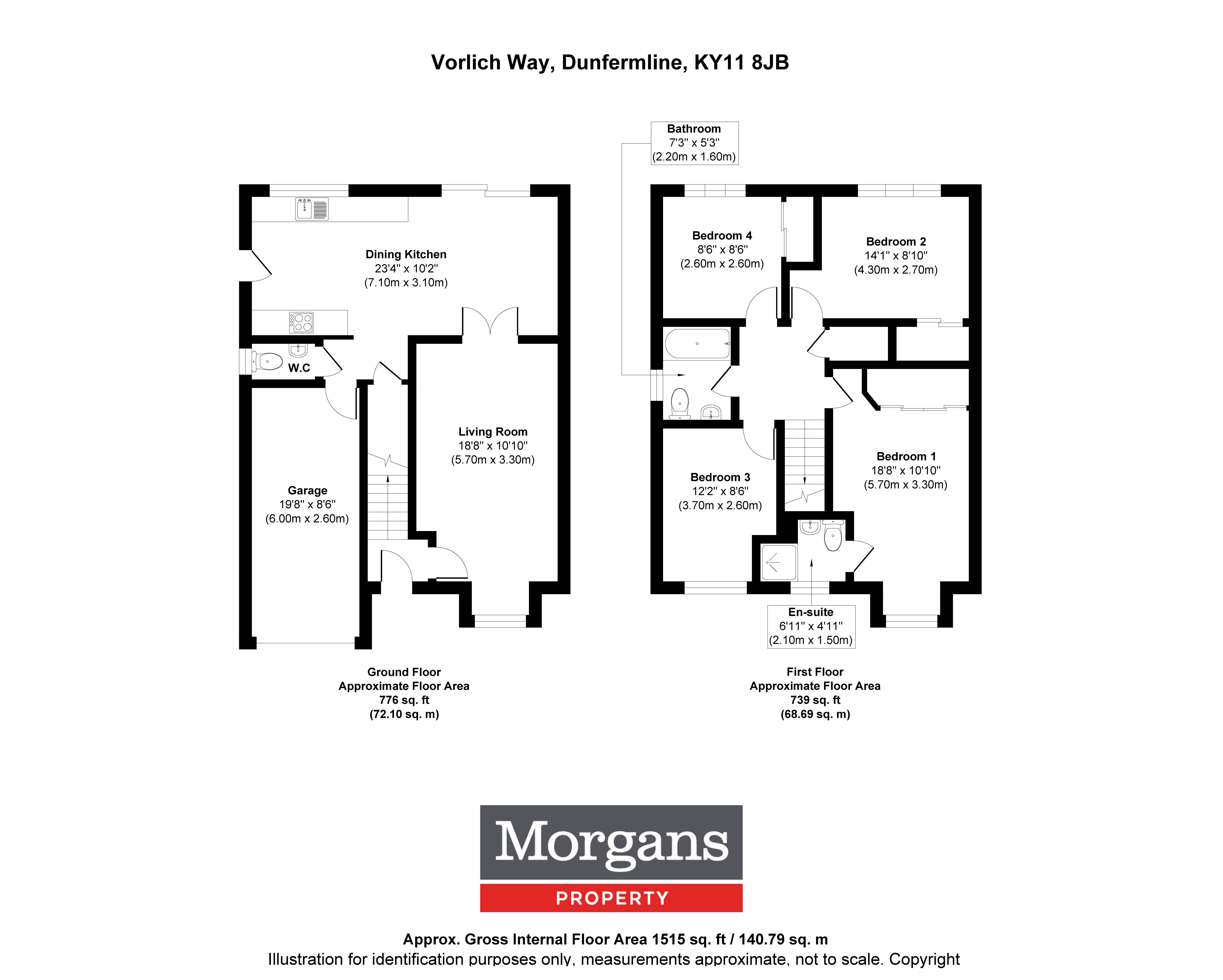 15, Vorlich Way, Dunfermline floorplan