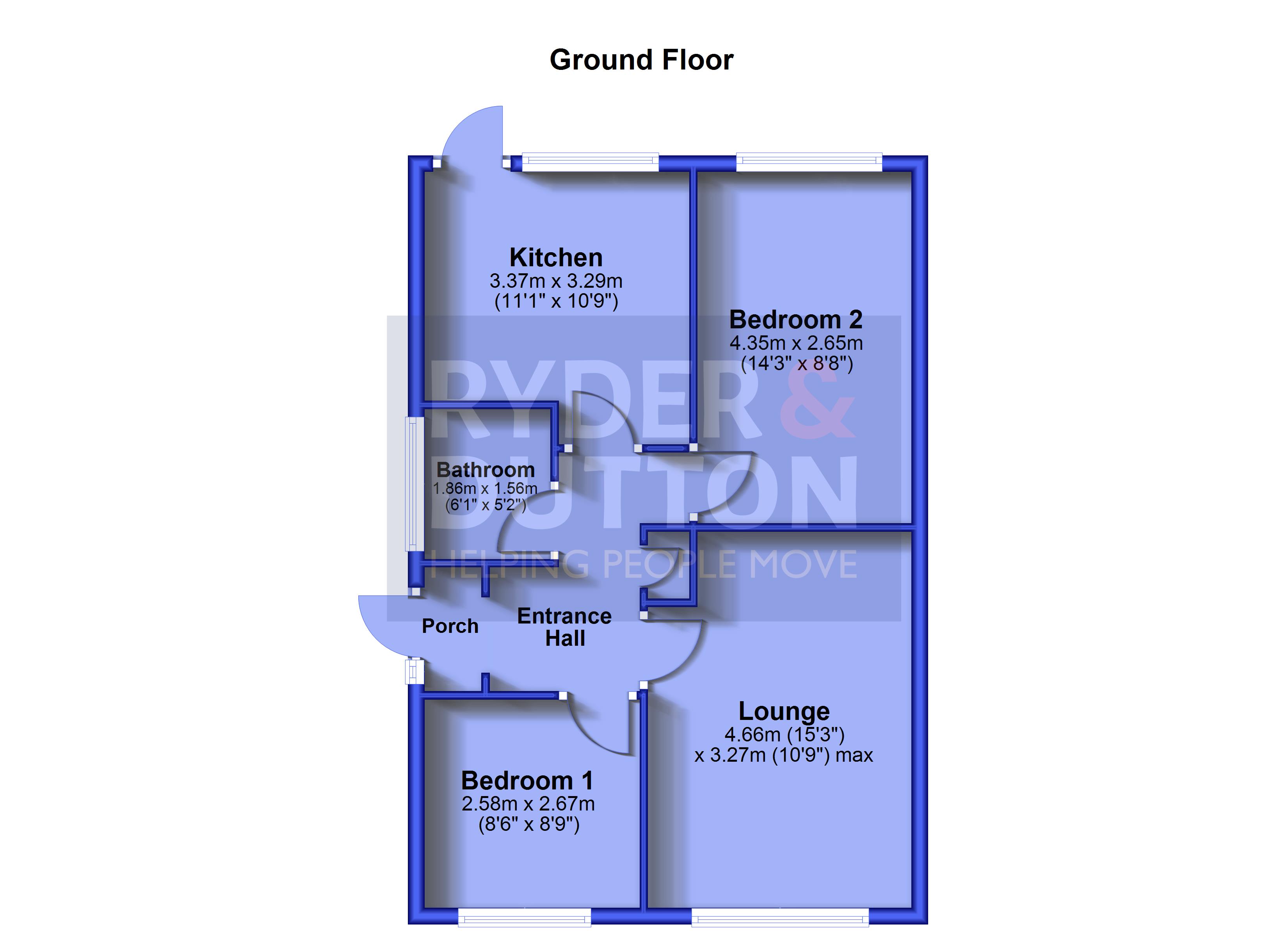 3, Peak Close, Oldham floorplan