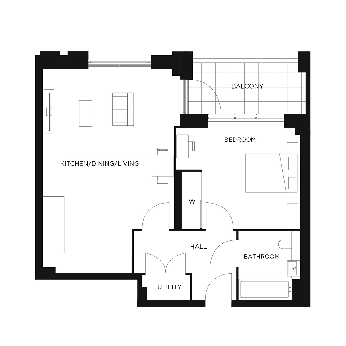 Colindale Gardens, Plot W1.05.02 Colindale Gardens, London floorplan