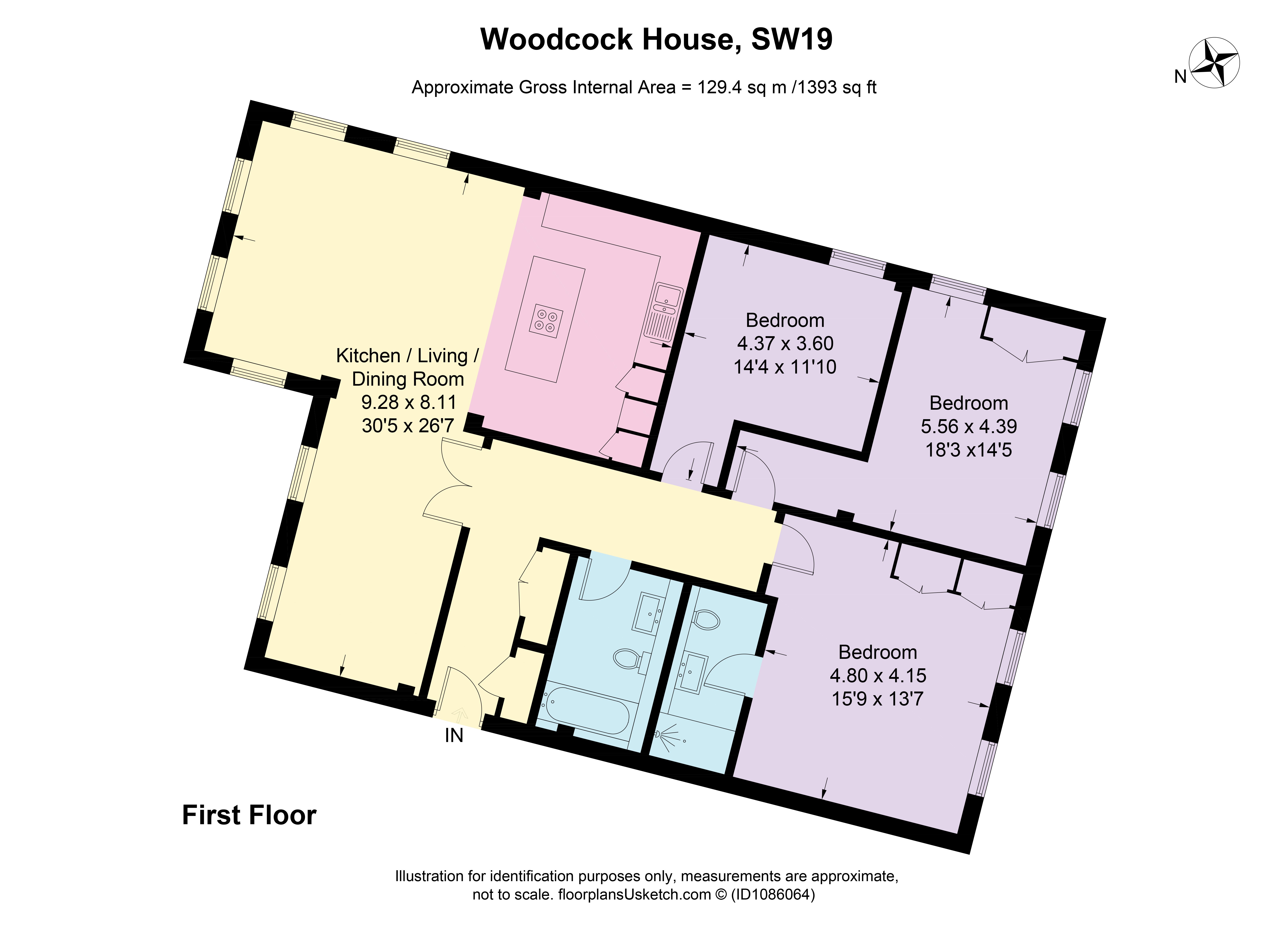 3, Gibbard Mews, London floorplan