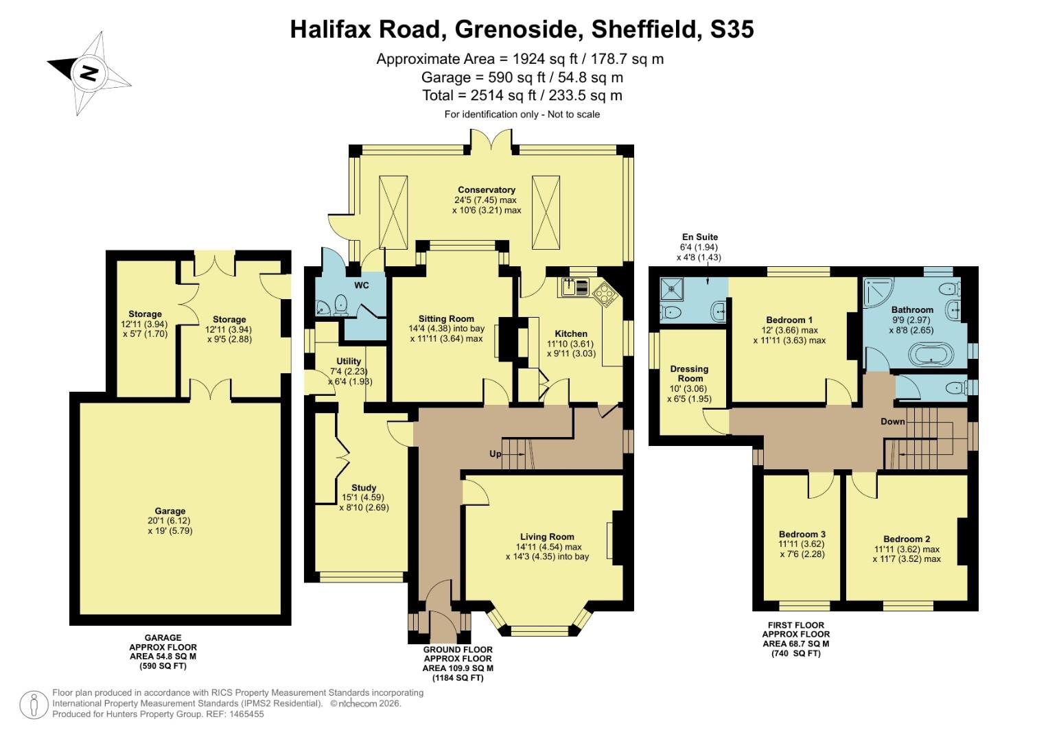 449, Halifax Road, Sheffield floorplan