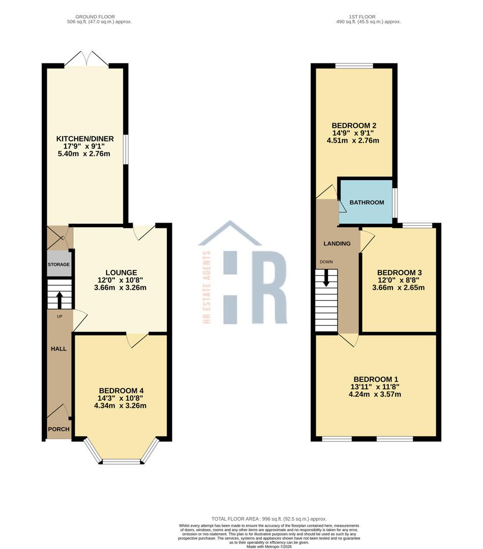 34, Gresham Street, Coventry floorplan