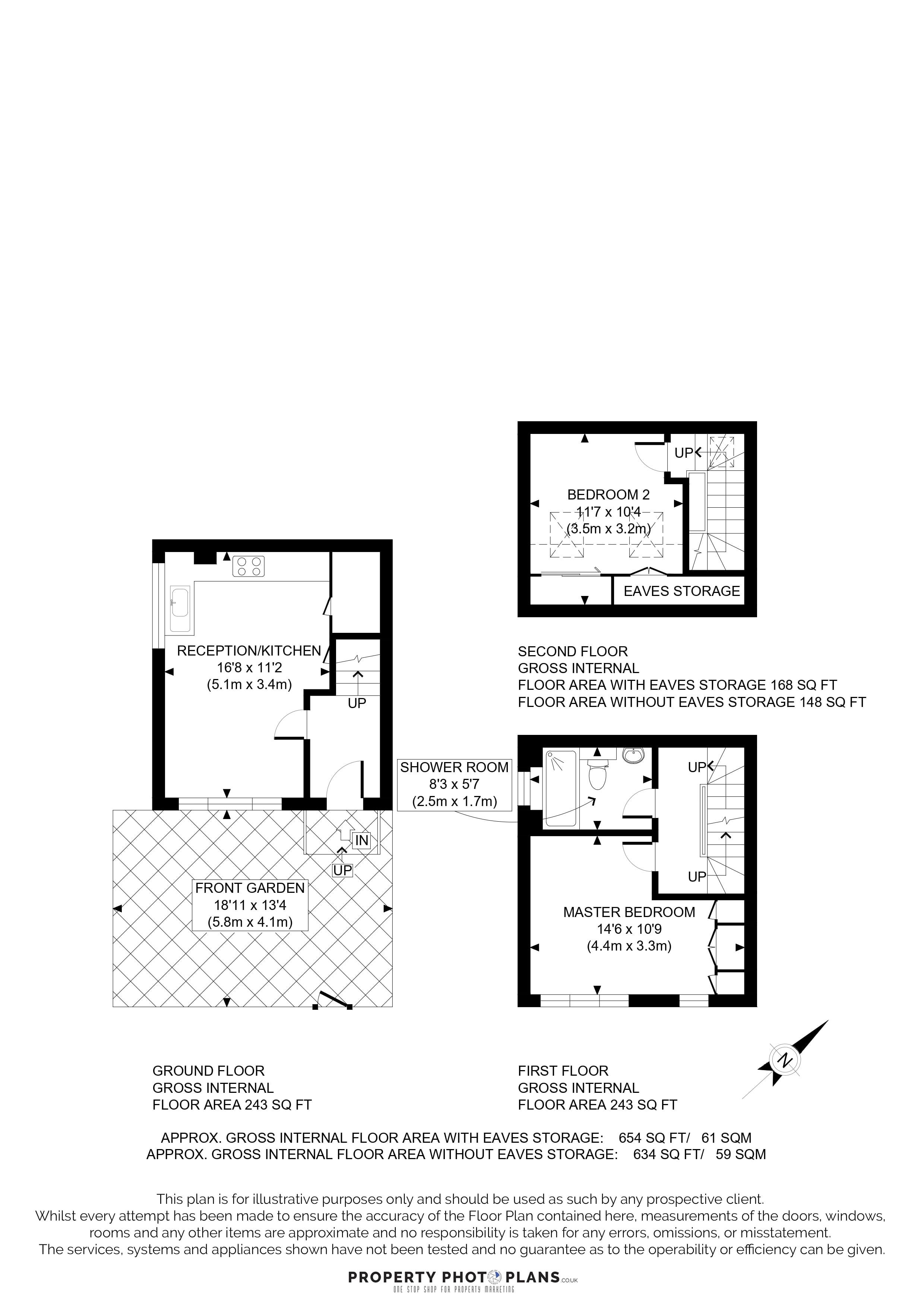 120 Rectory Lane, London floorplan