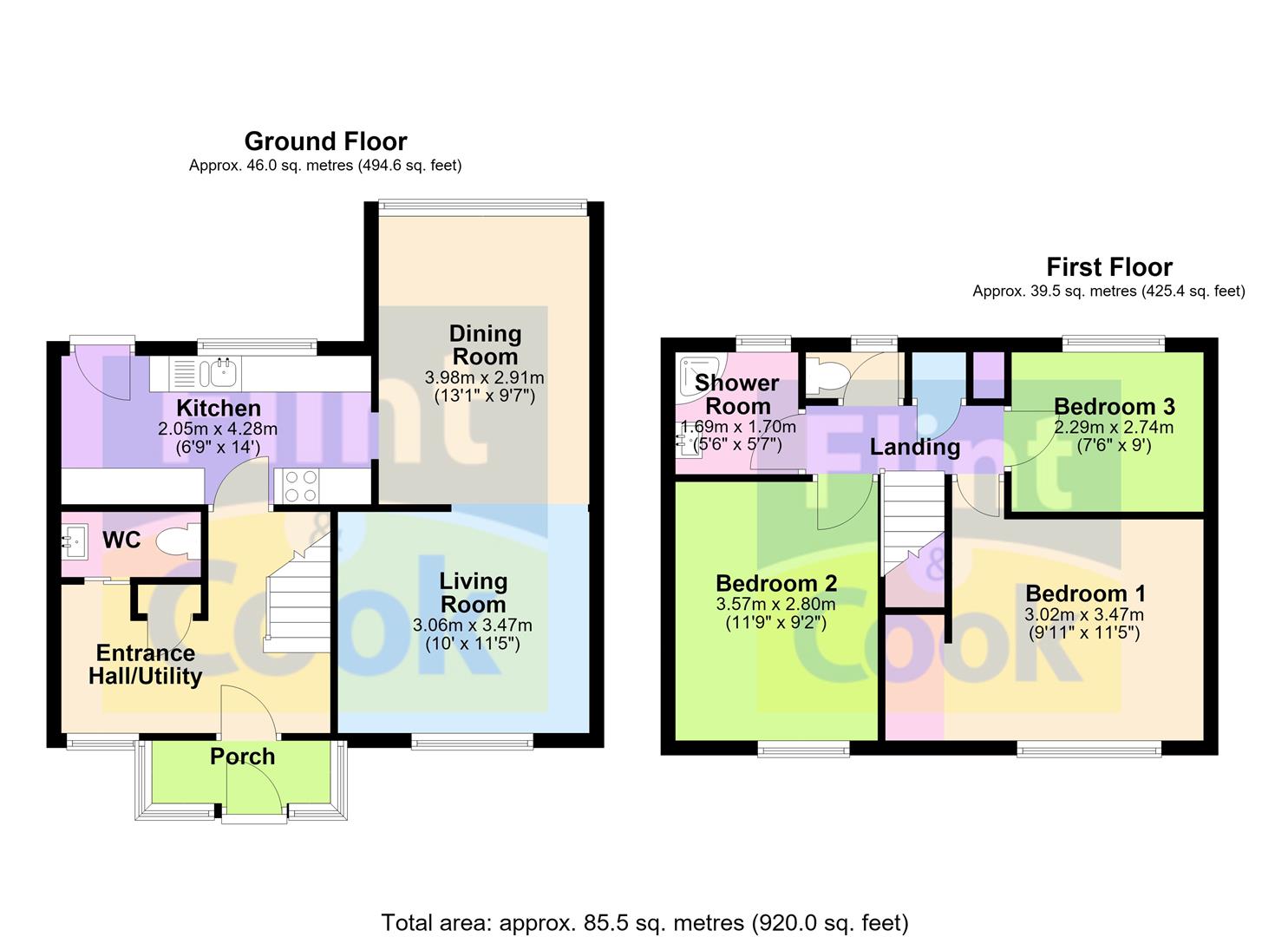 18, Merestone Road, Hereford floorplan