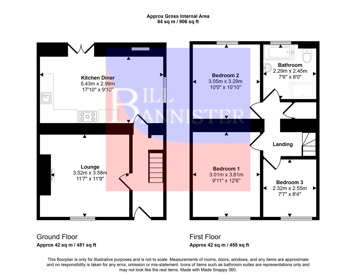 13, Gilly Hill, Redruth floorplan