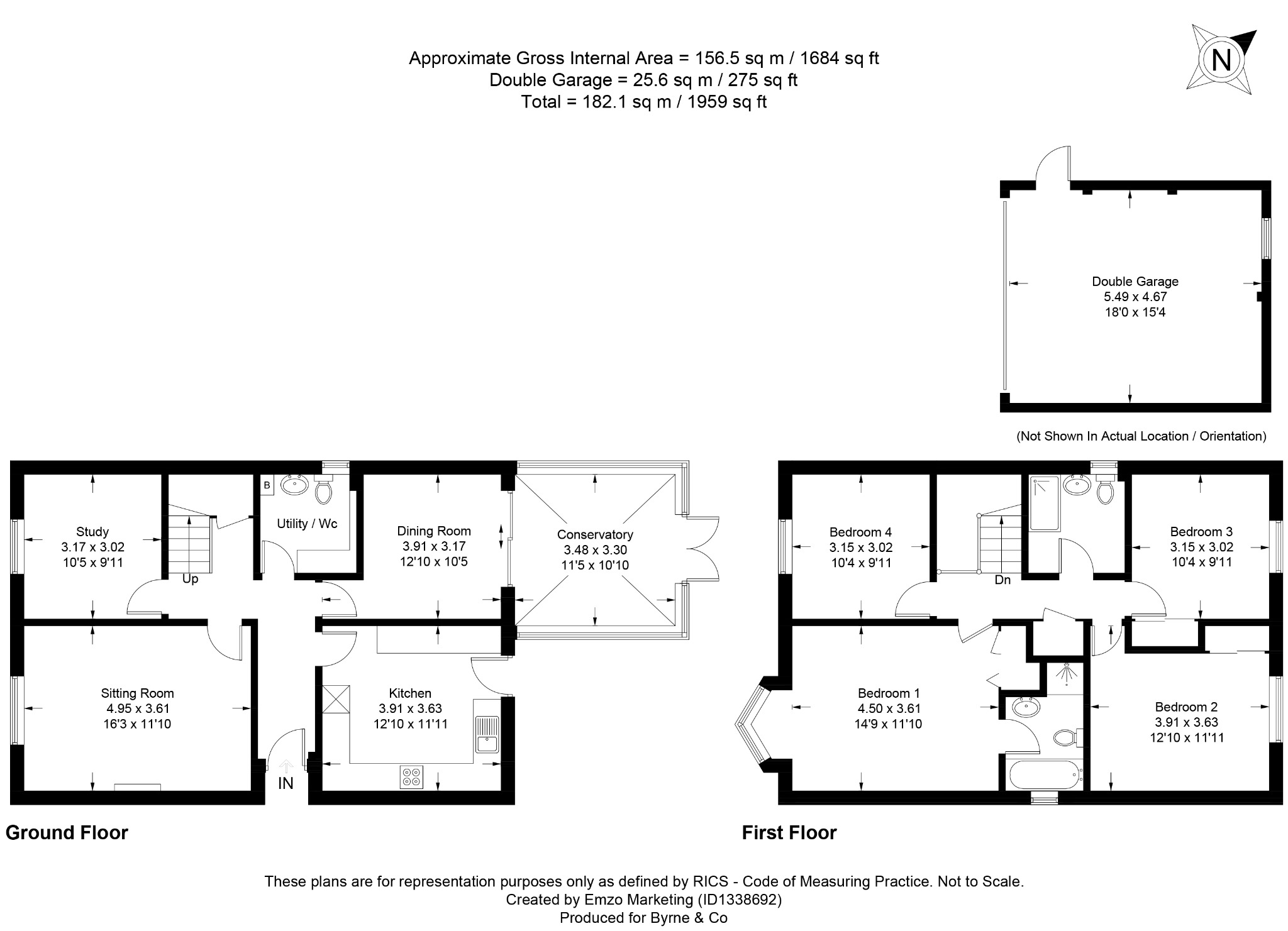 Hill View, Southwick Road, Fareham floorplan
