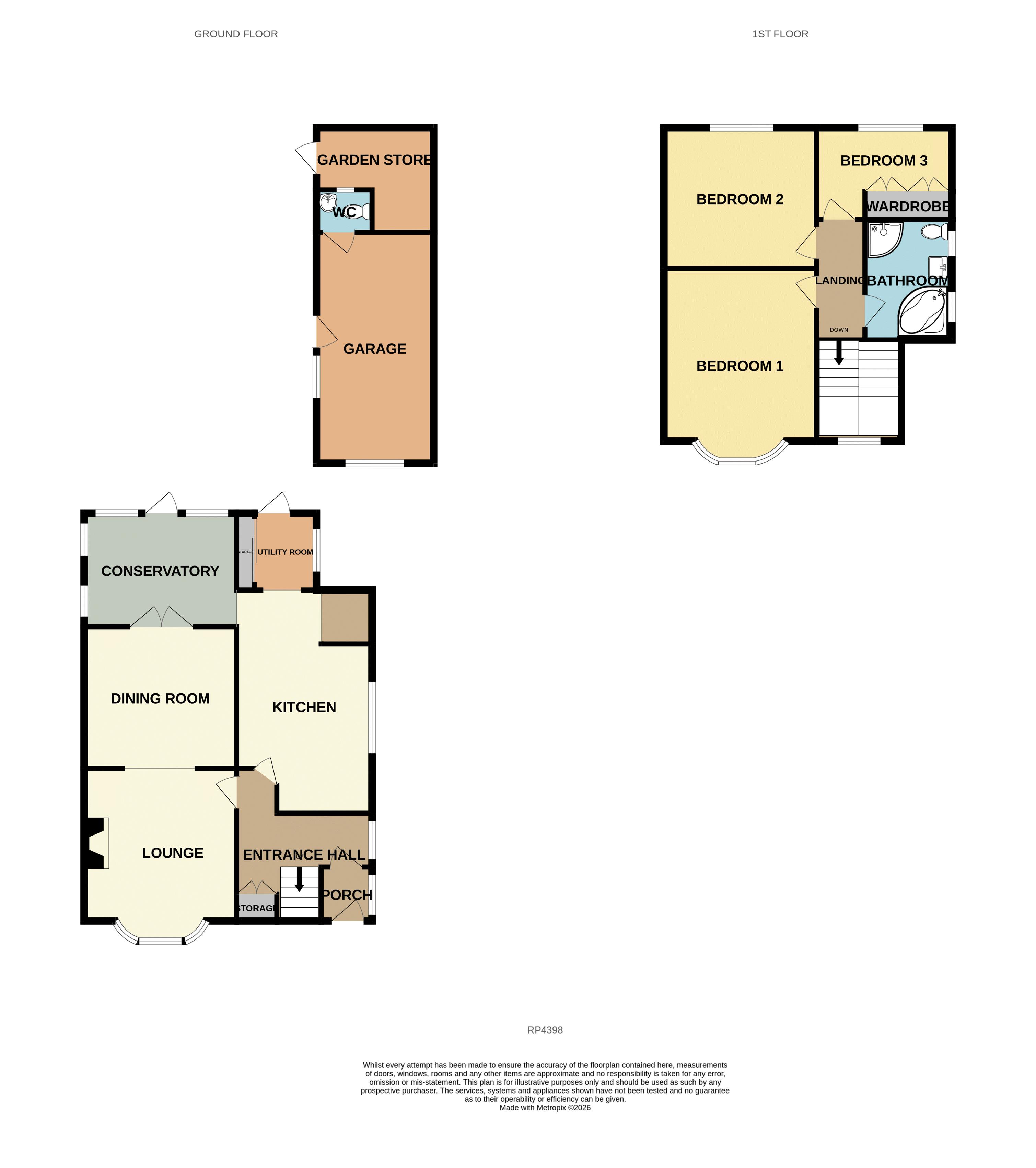 63, Penrhyn Isaf Road, Llandudno floorplan