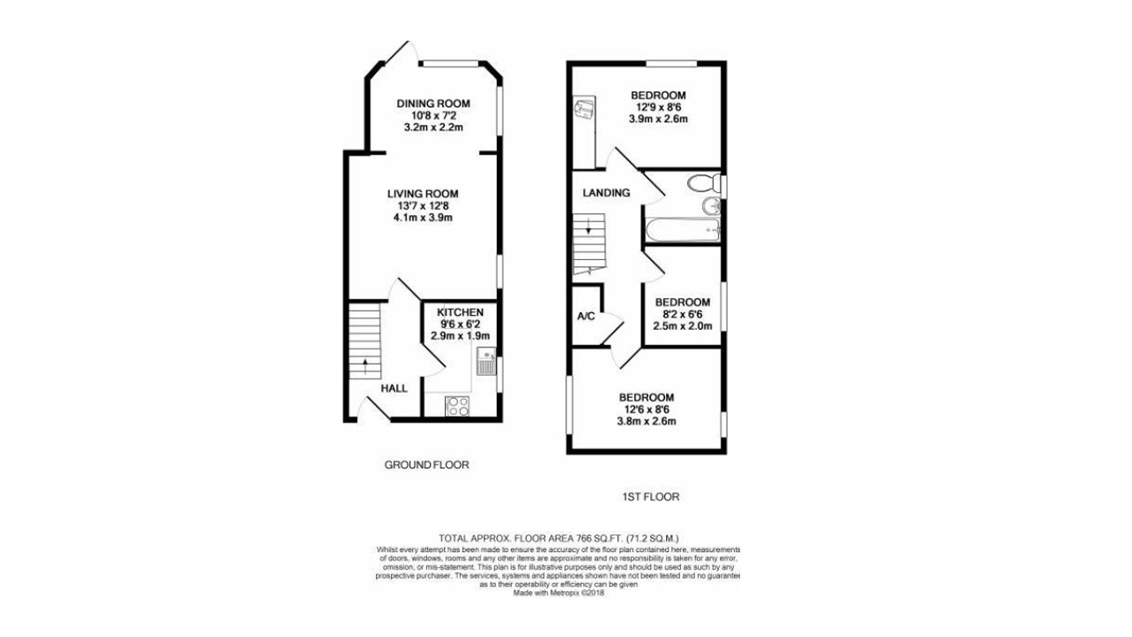 3 Bedrooms Terraced house for sale in Langshott, Horley RH6