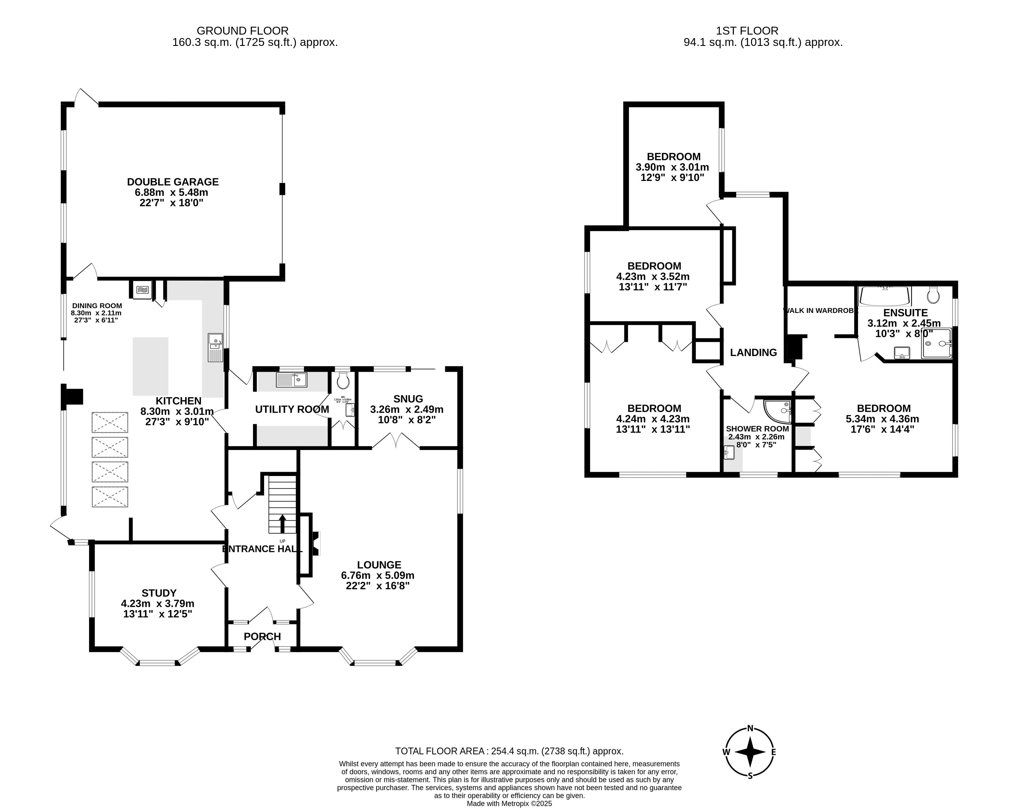 "Greenfinches", Slade Lane, Brixham floorplan