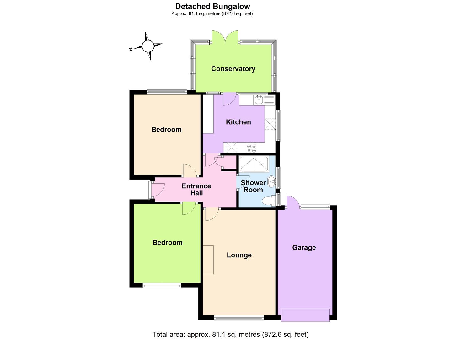 Windmill Road, Whitstable CT5, 2 bedroom detached bungalow for sale