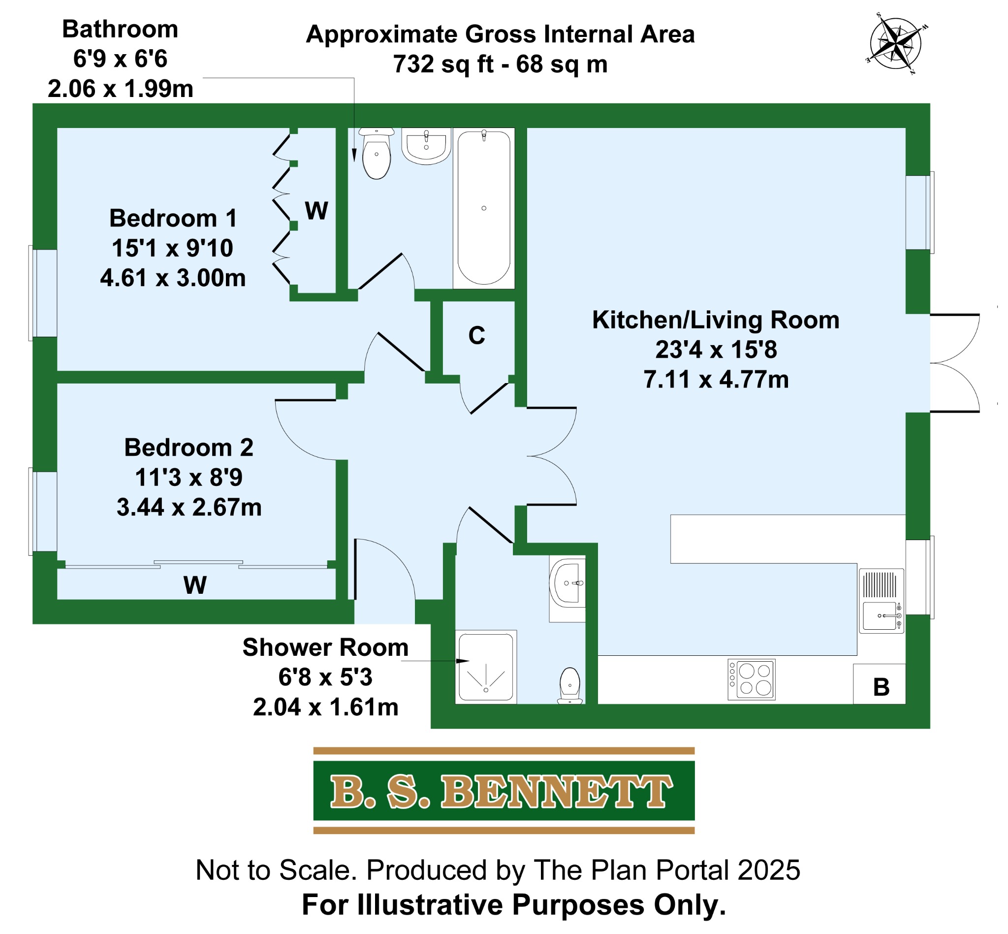 4 Old Mill Place, Wraysbury, Staines floorplan