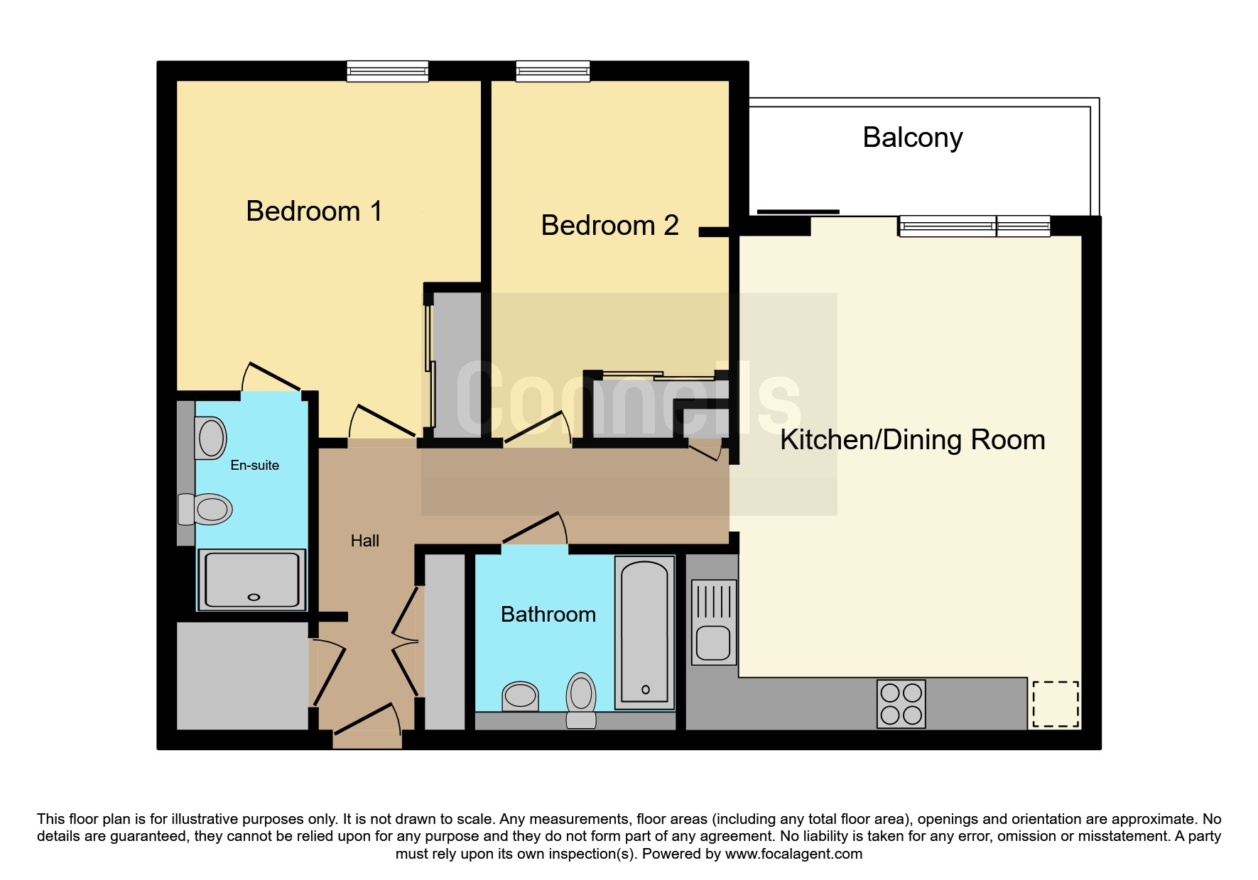 Apartment 4, Tresco, 83-95, Windsor Road, Slough floorplan