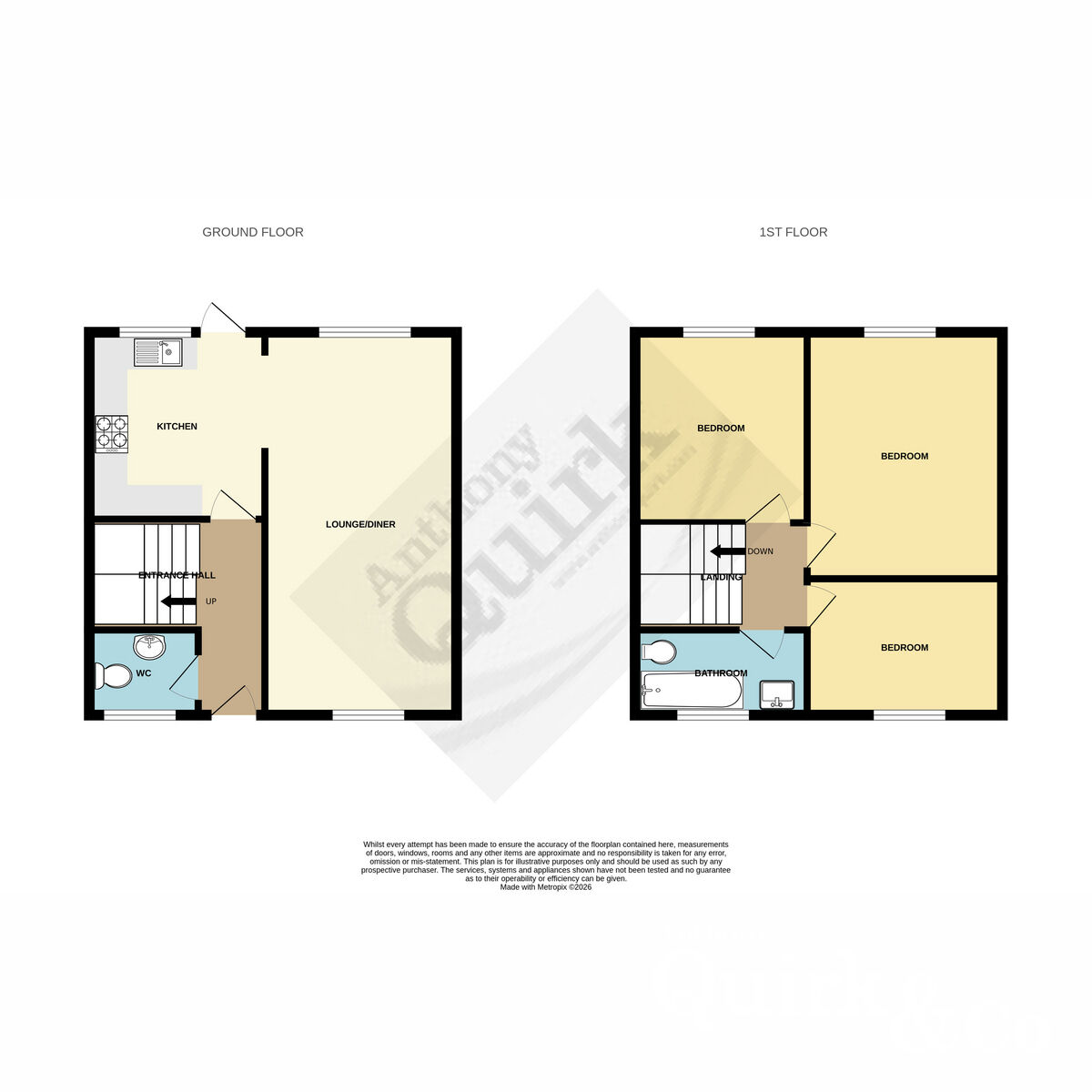 73, First Avenue, Canvey Island floorplan
