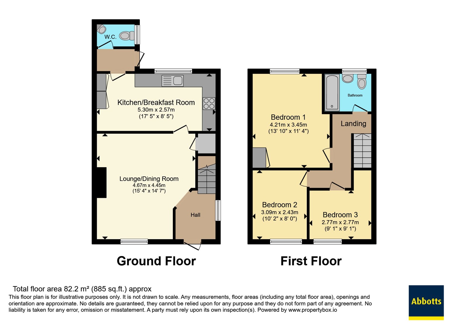1, MillField, Ely floorplan