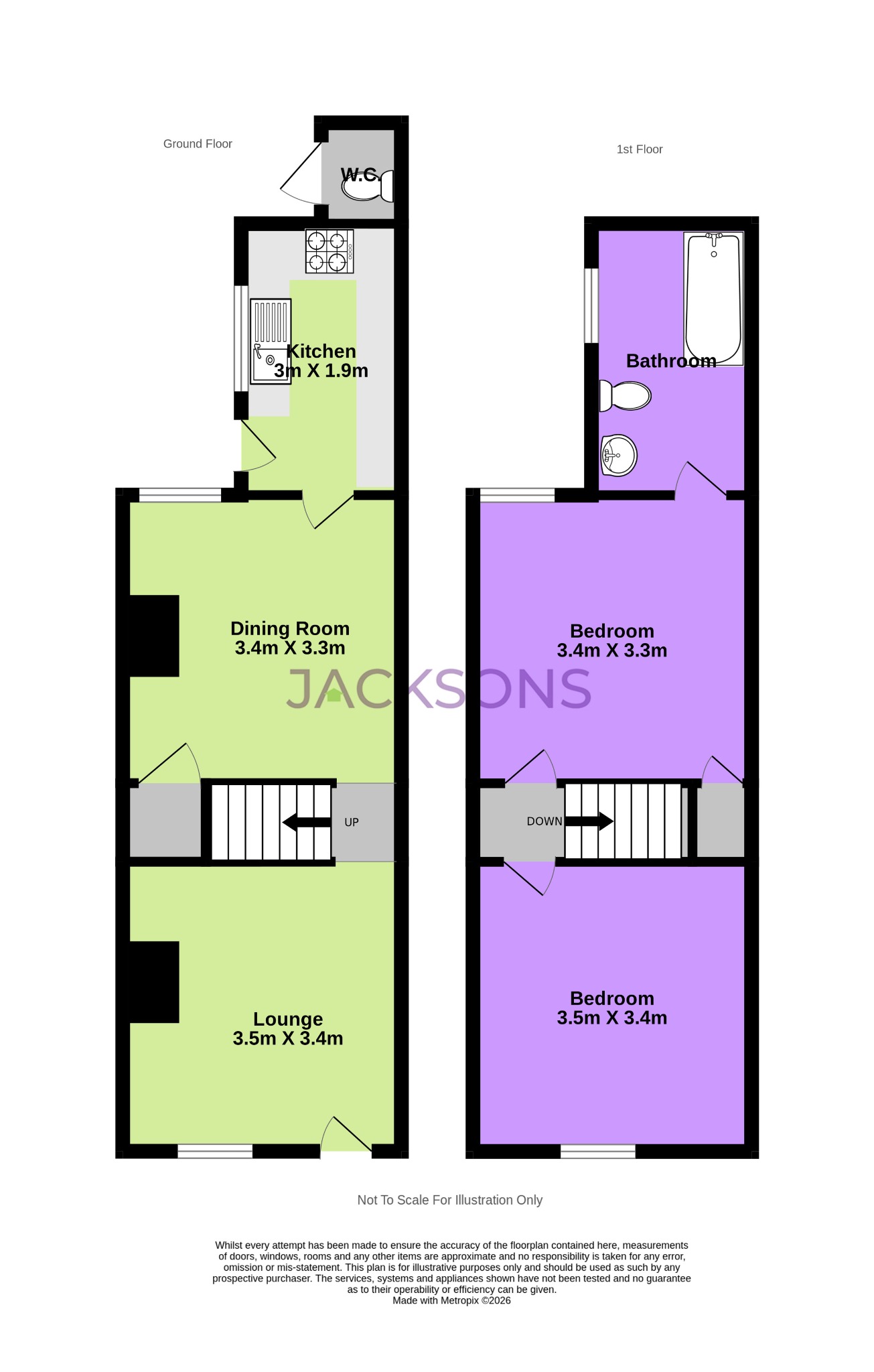 6 Kent Terrace, Canterbury Lane, Gillingham floorplan