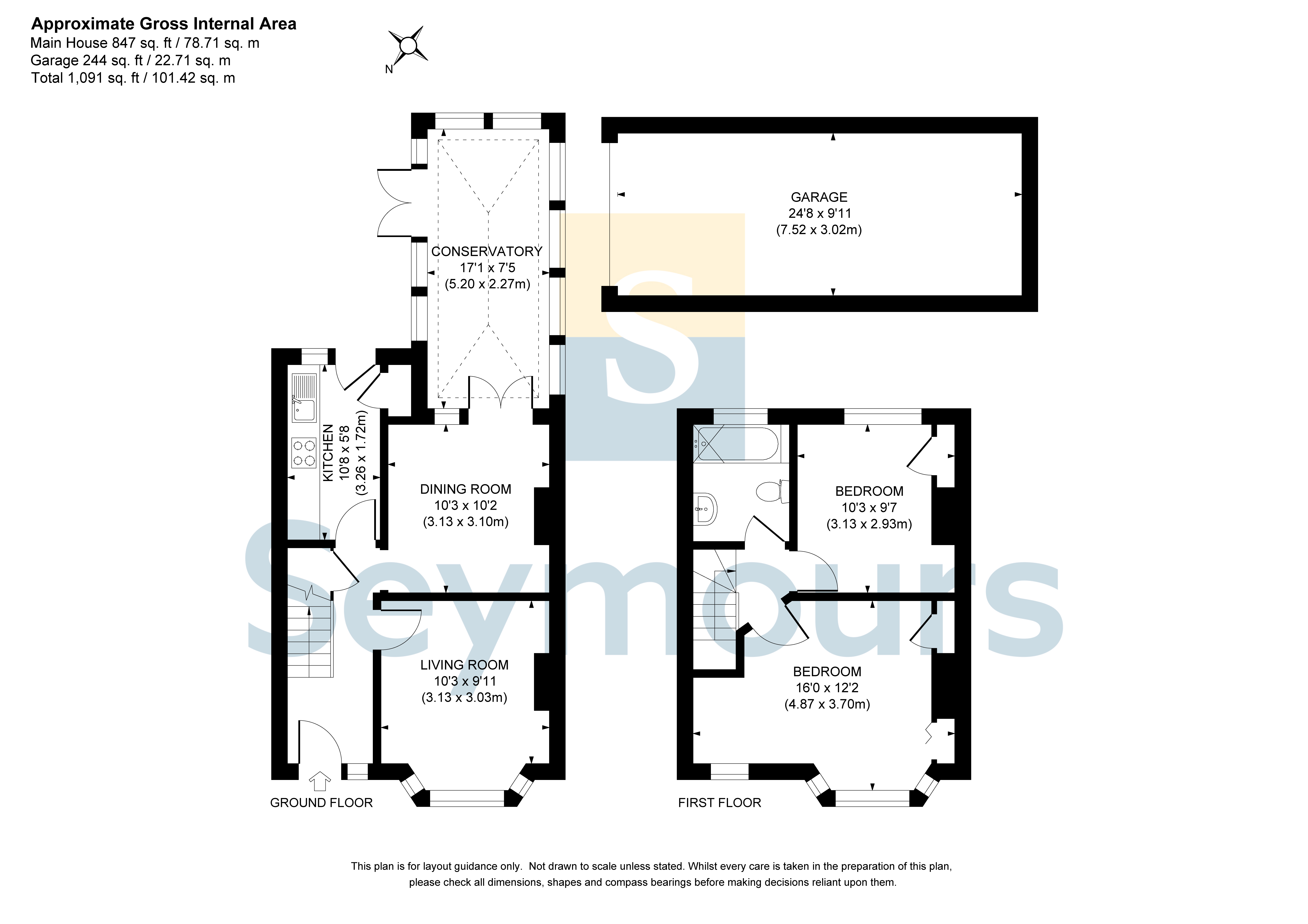 160, Walton Road, Surrey floorplan