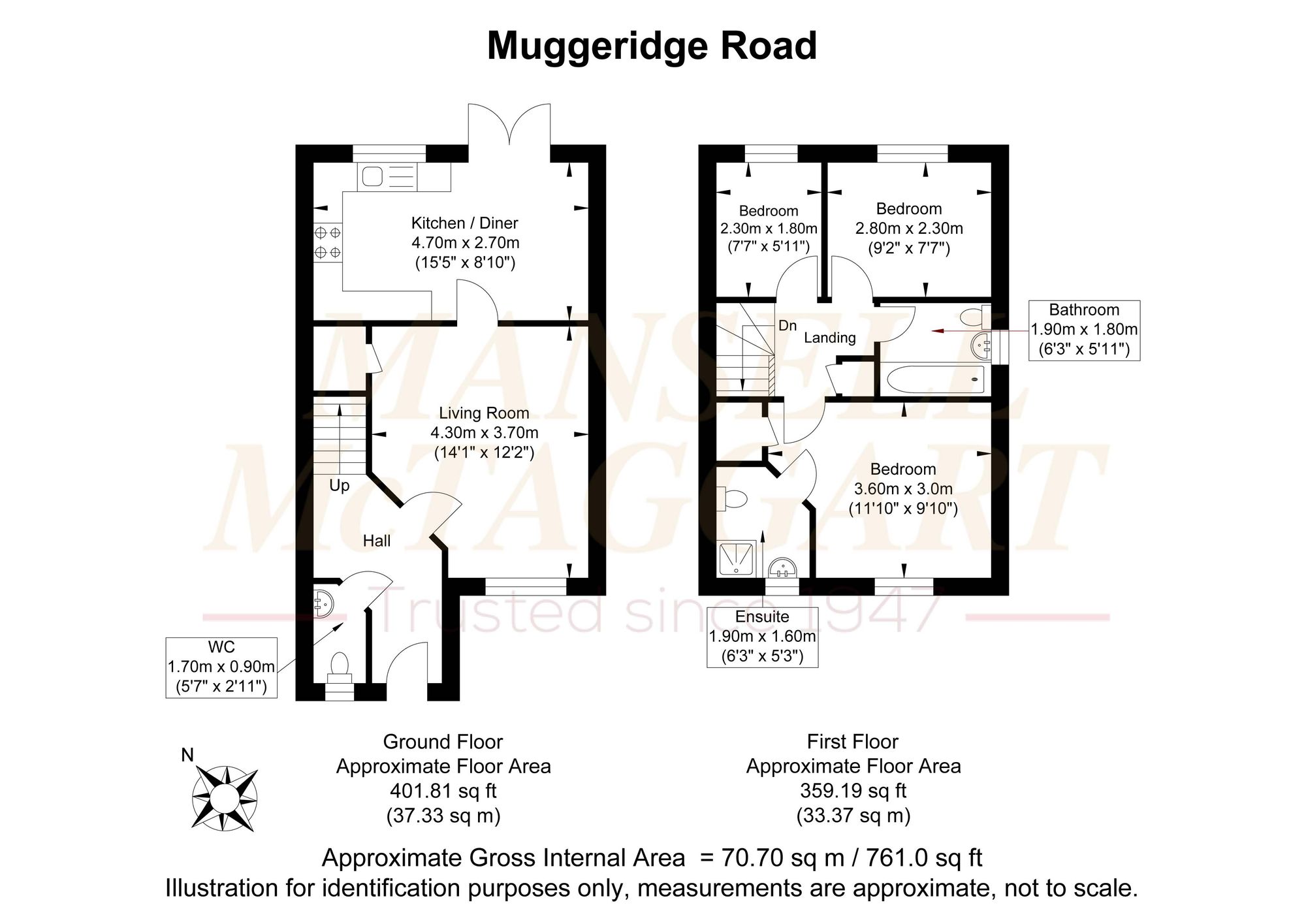 14 Muggeridge Road, Billingshurst floorplan