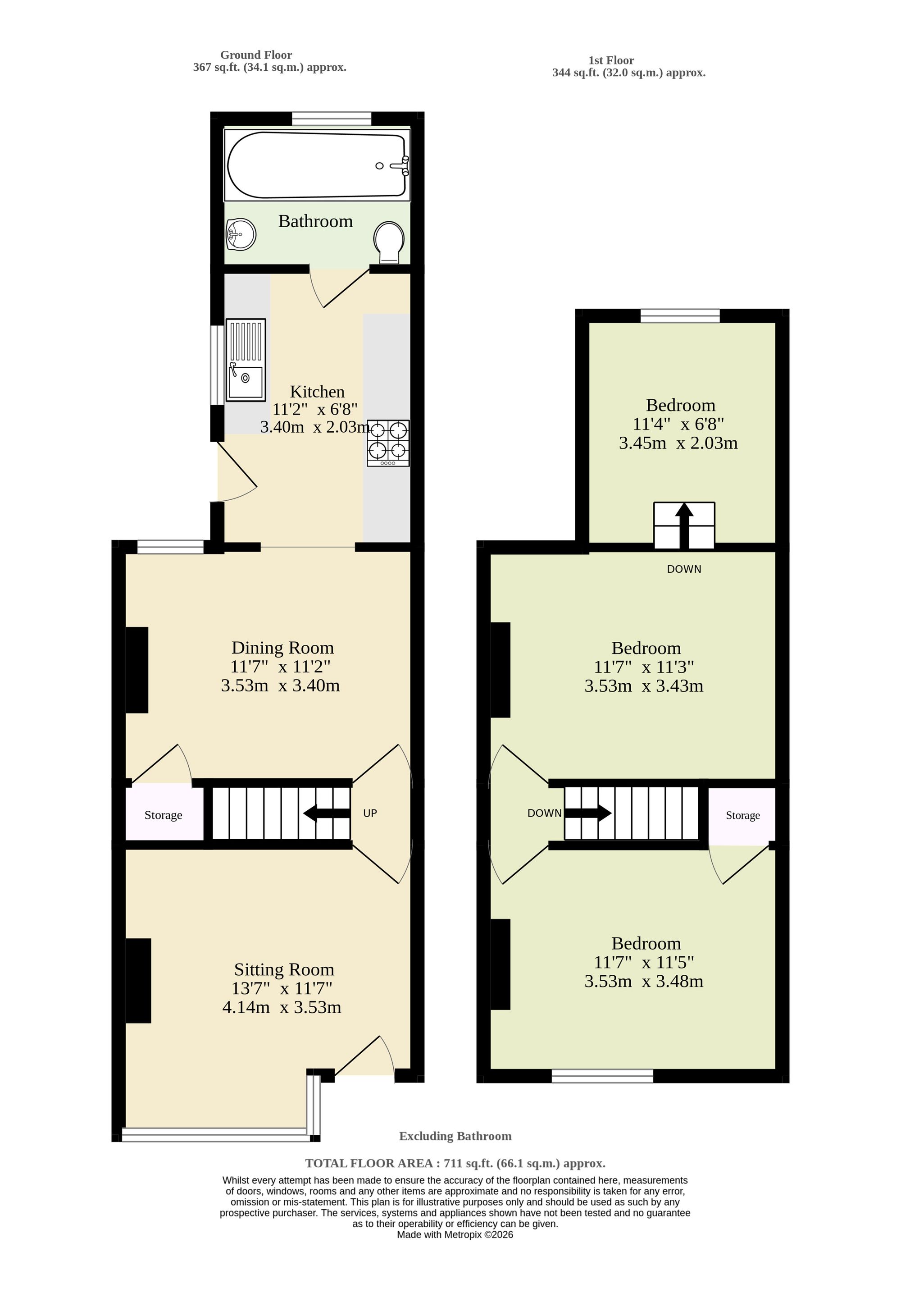 66 Avenue Road, Norwich floorplan