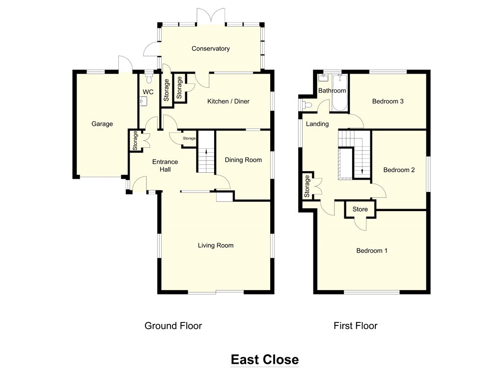 3 Bedrooms Detached house for sale in East Close, Carleton, Pontefract, West Yorkshire WF8