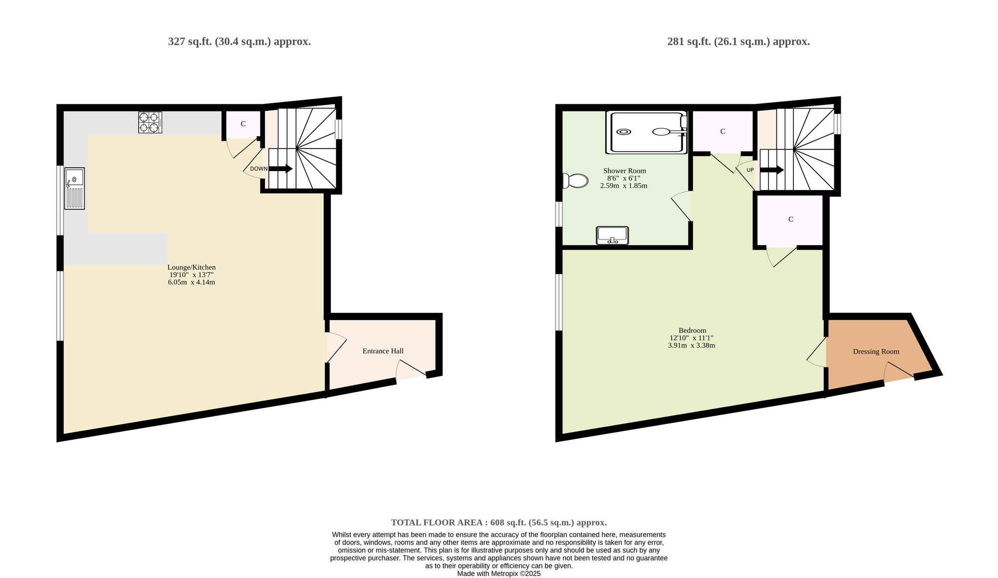 41-43b Timberhill, Norwich floorplan