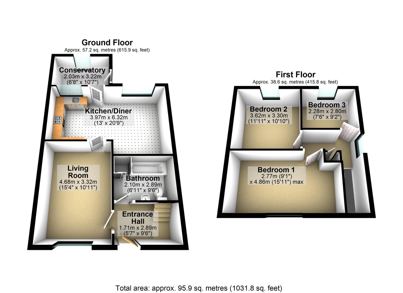 102, Primrose Avenue, Crewe floorplan