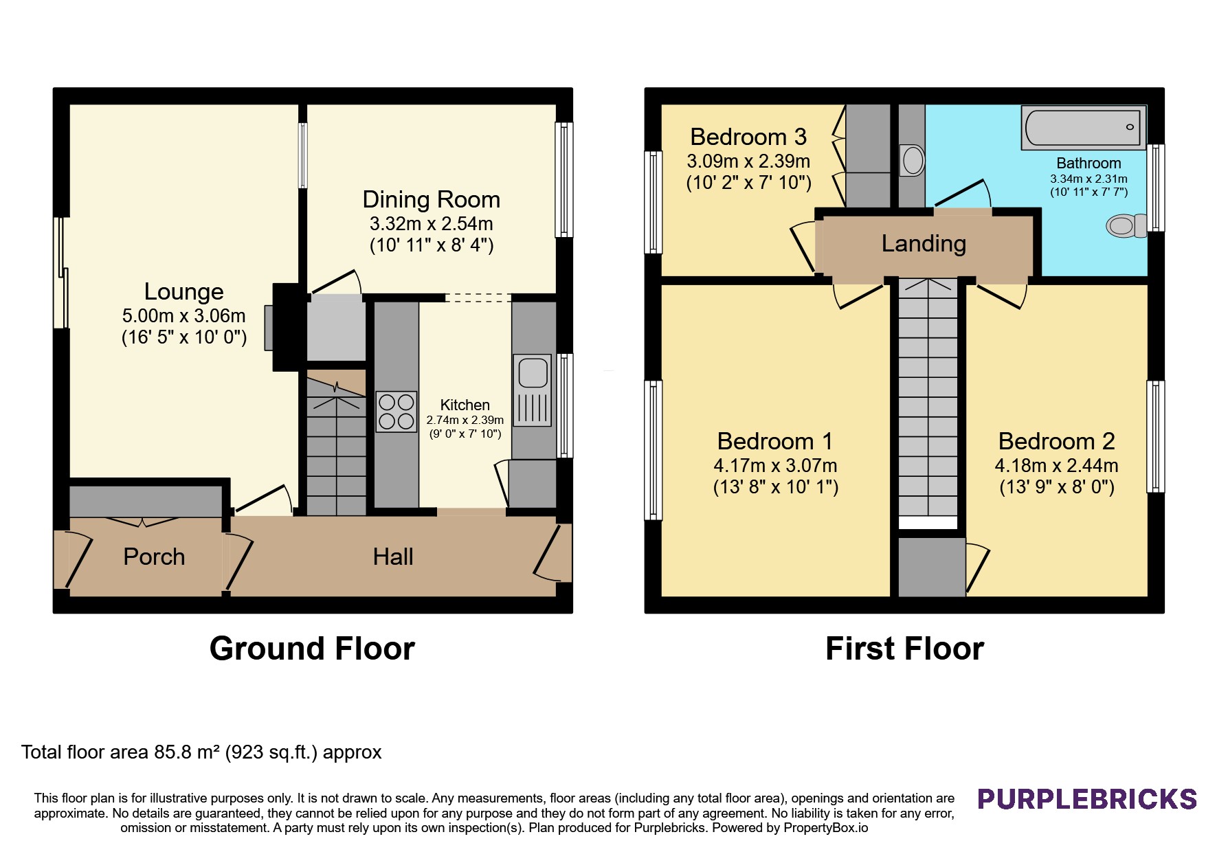 158, Pankhurst Crescent, Stevenage floorplan