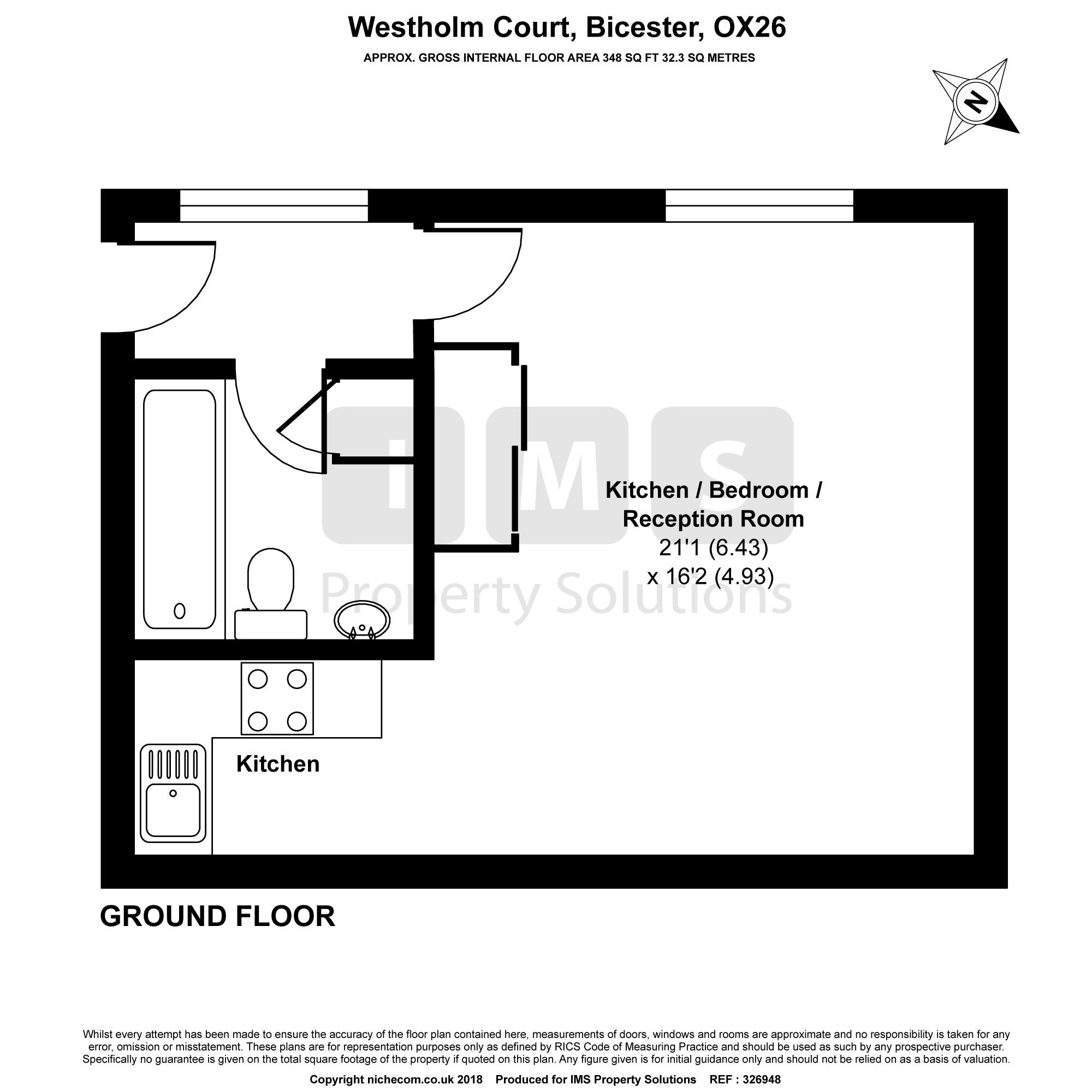 29a Westholm Court, Bicester floorplan