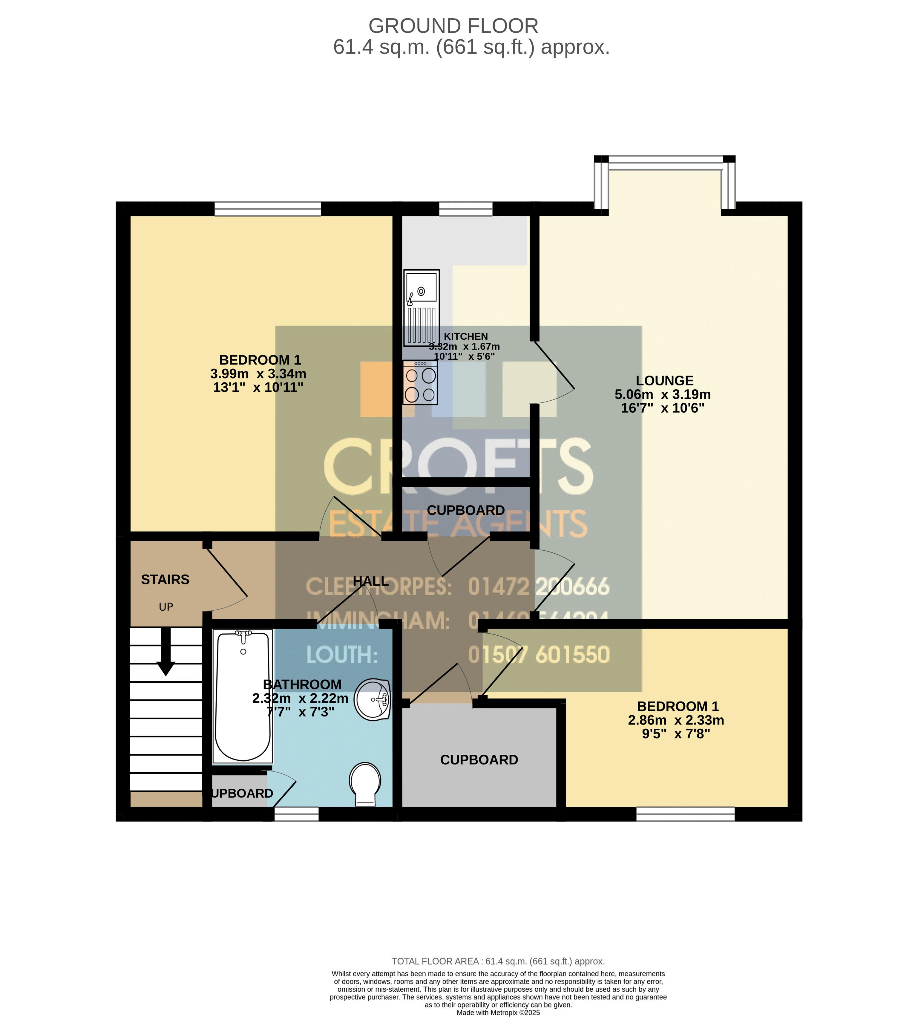 18, Queens Court, Grimsby floorplan