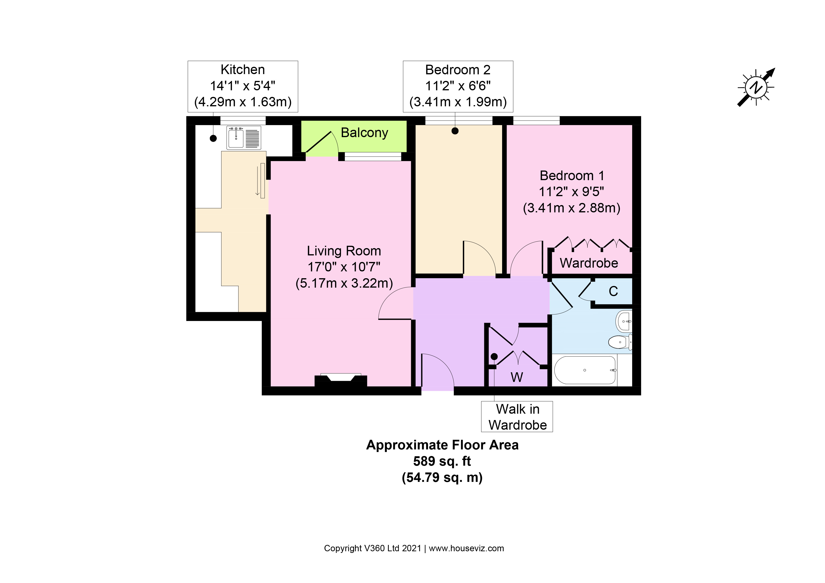The Channel, Burbo Way, Wallasey CH45, 2 bedroom flat for sale