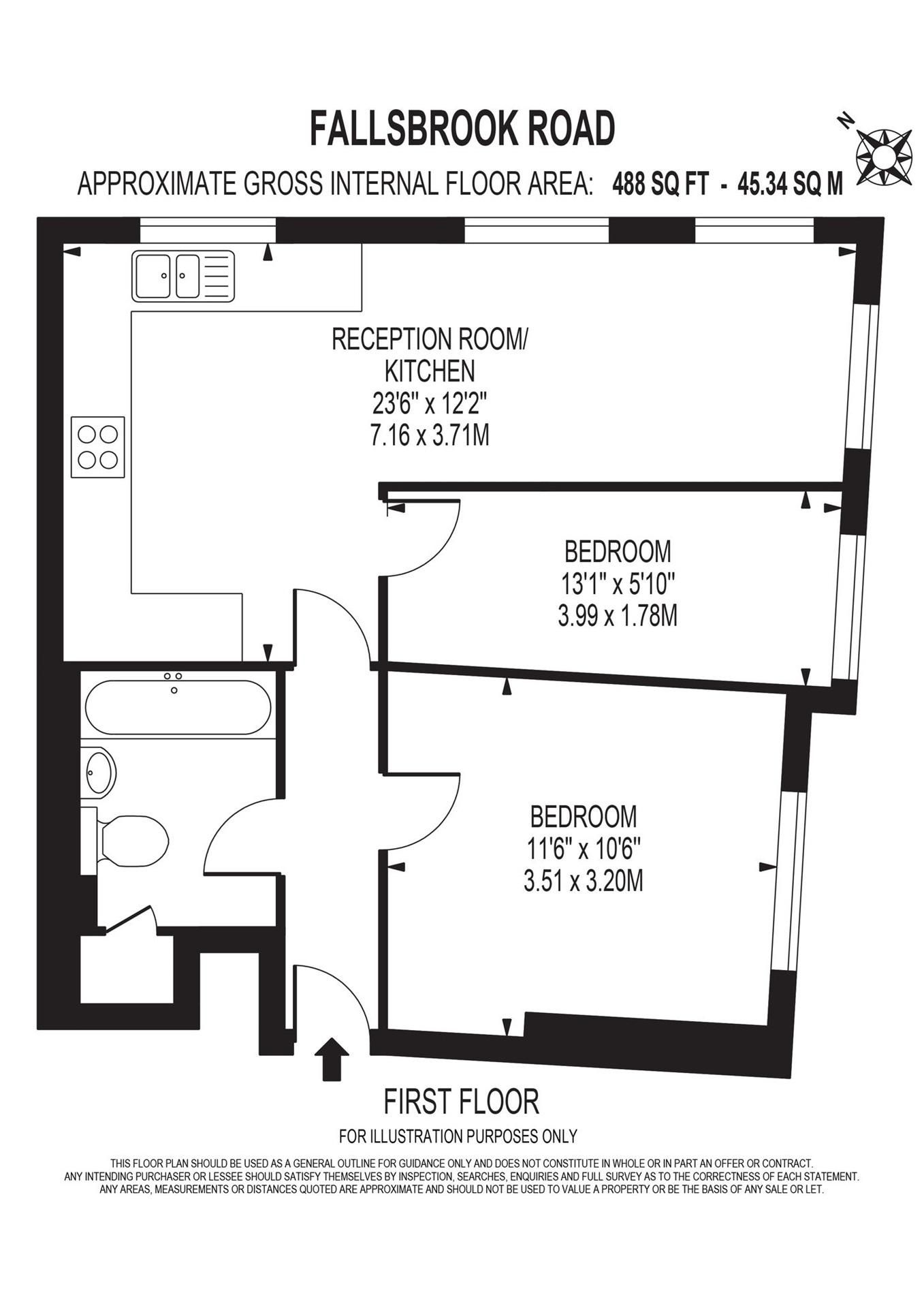 30d, Fallsbrook Road, London floorplan