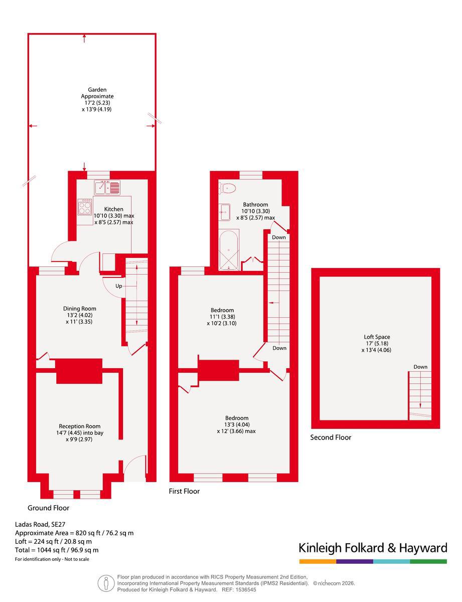 Ladas Road, London floorplan