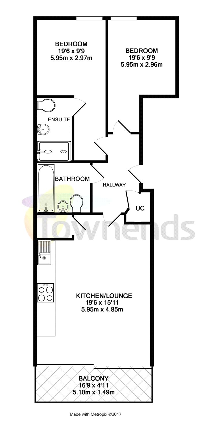 2 Bedrooms Flat to rent in Edmunds House, Colonial Drive, London W4