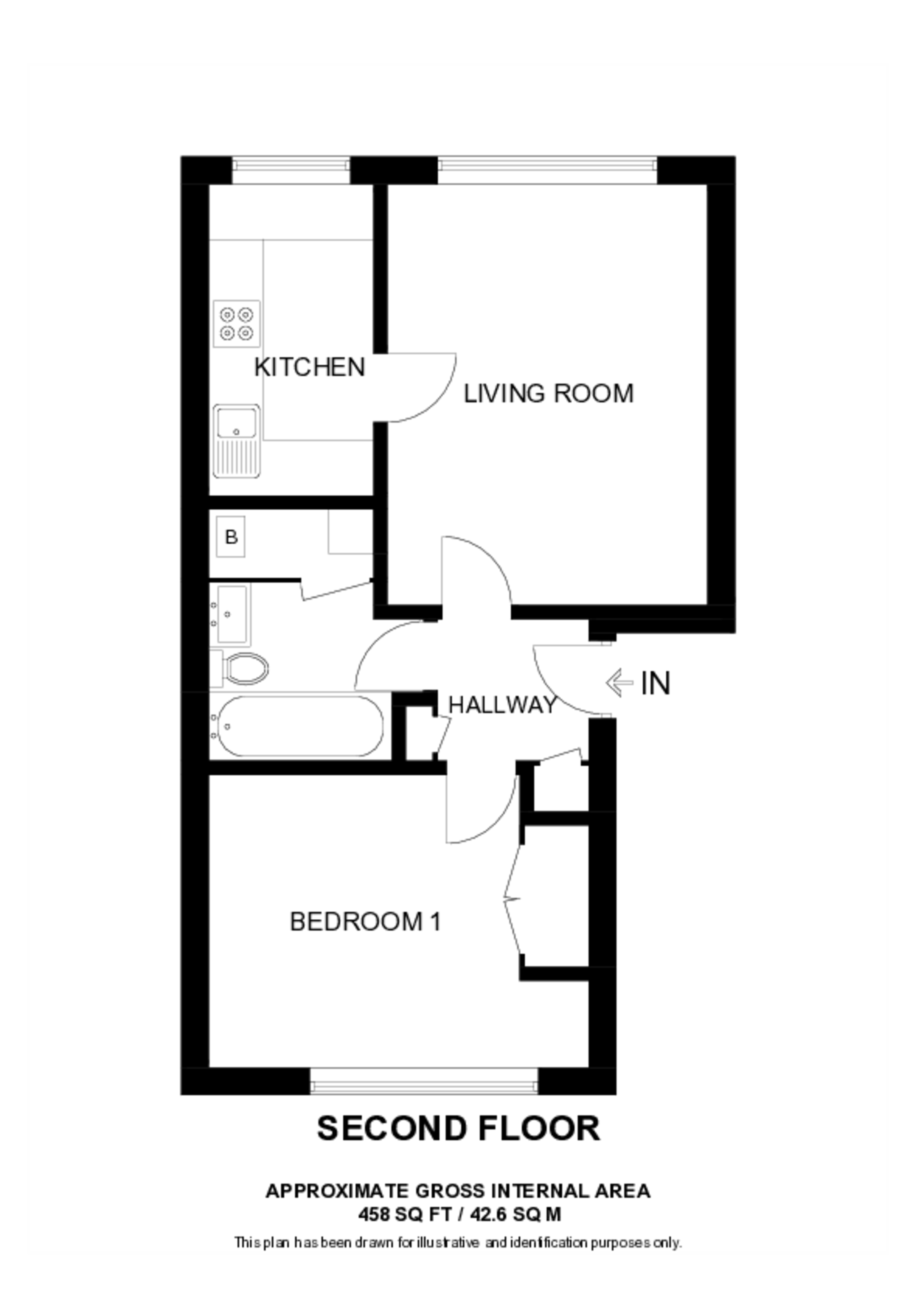 Buckingham Avenue, Perivale floorplan