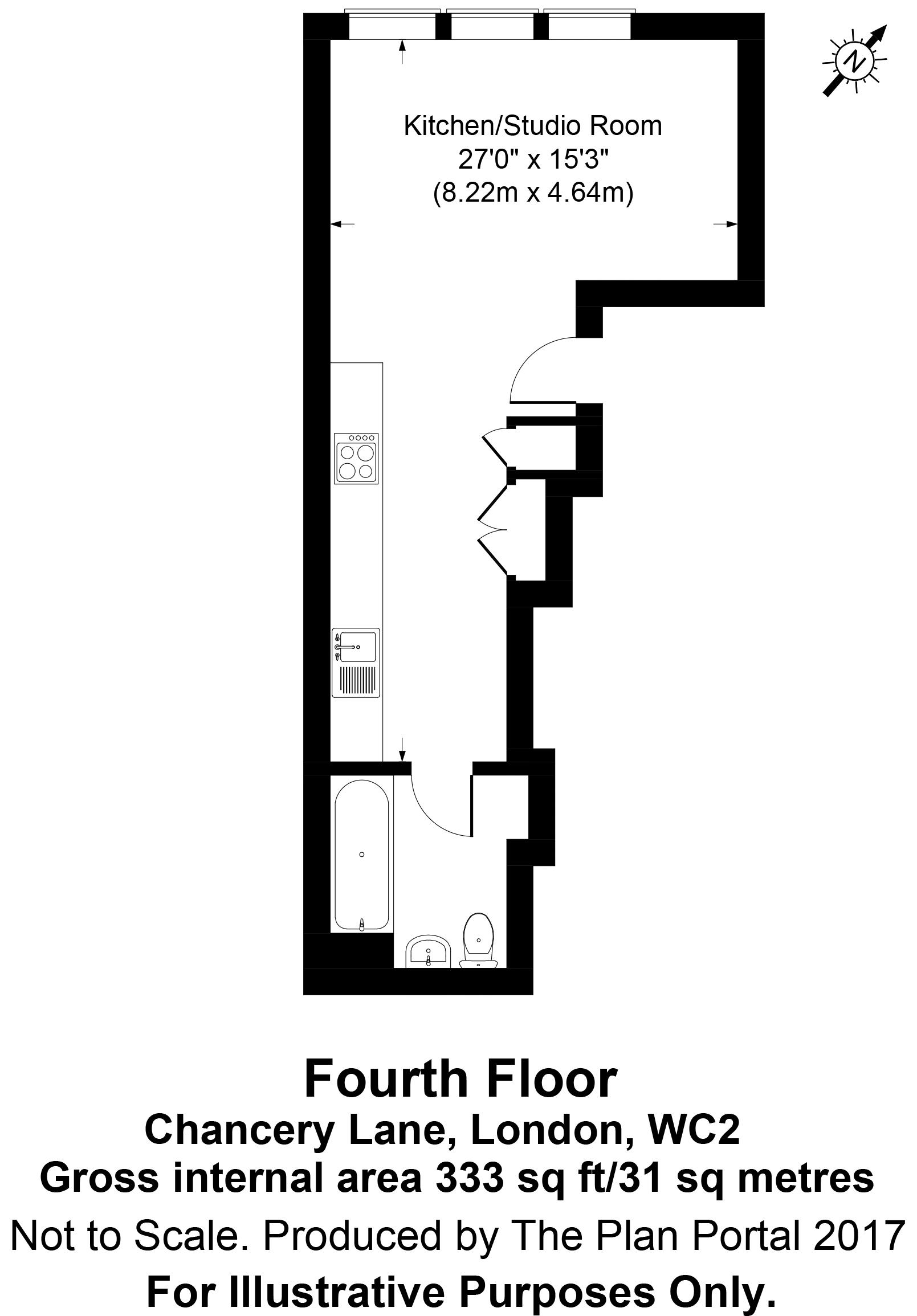 Chancery Lane, London floorplan