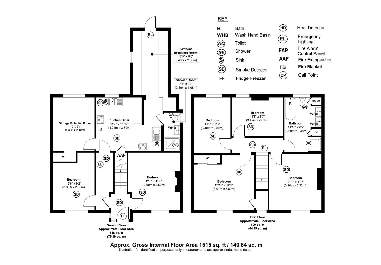 38, Bonsall Street, Long Eaton floorplan