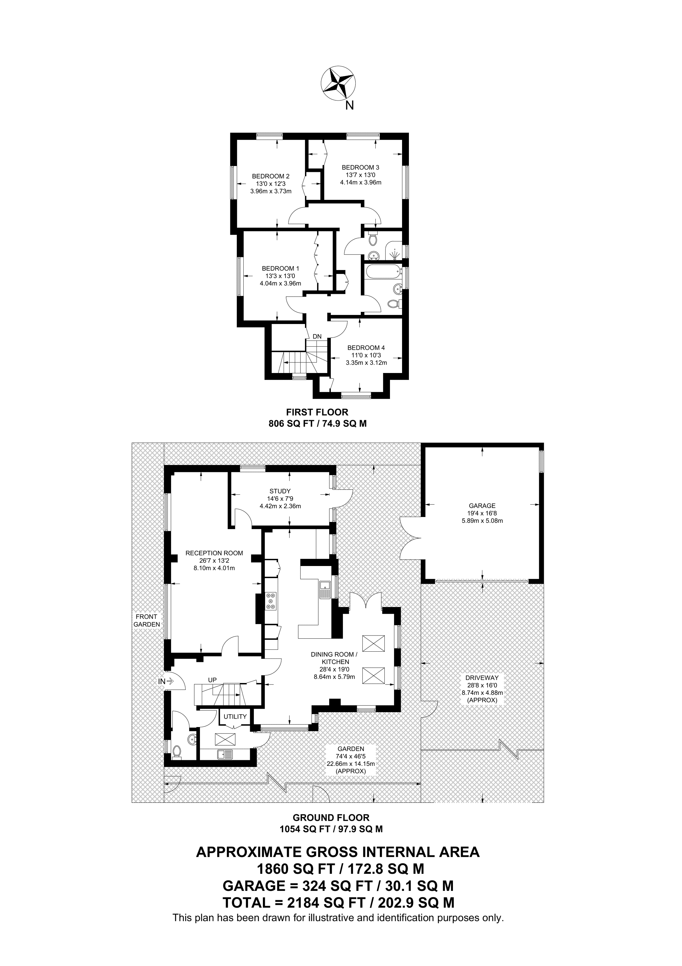 Old Malden Lane, Worcester Park floorplan