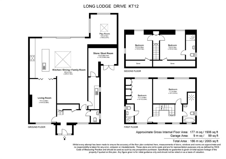 4 Bedrooms Detached house for sale in Long Lodge Drive, Walton-On-Thames, Surrey KT12